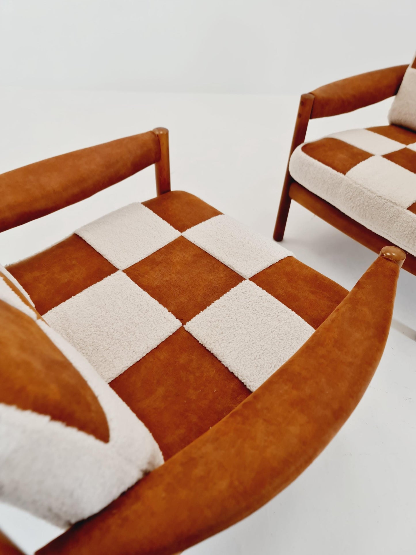 Rare Midcentury German Set of club lounge chair , 1950s
