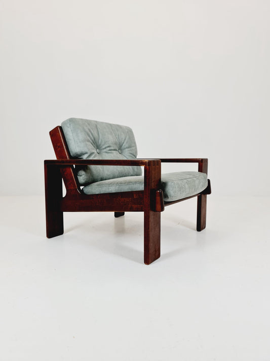 Midcentury “Bonanza” easy lounge chair by Esko Pajamies for Askoo, Finland, 1960s,
