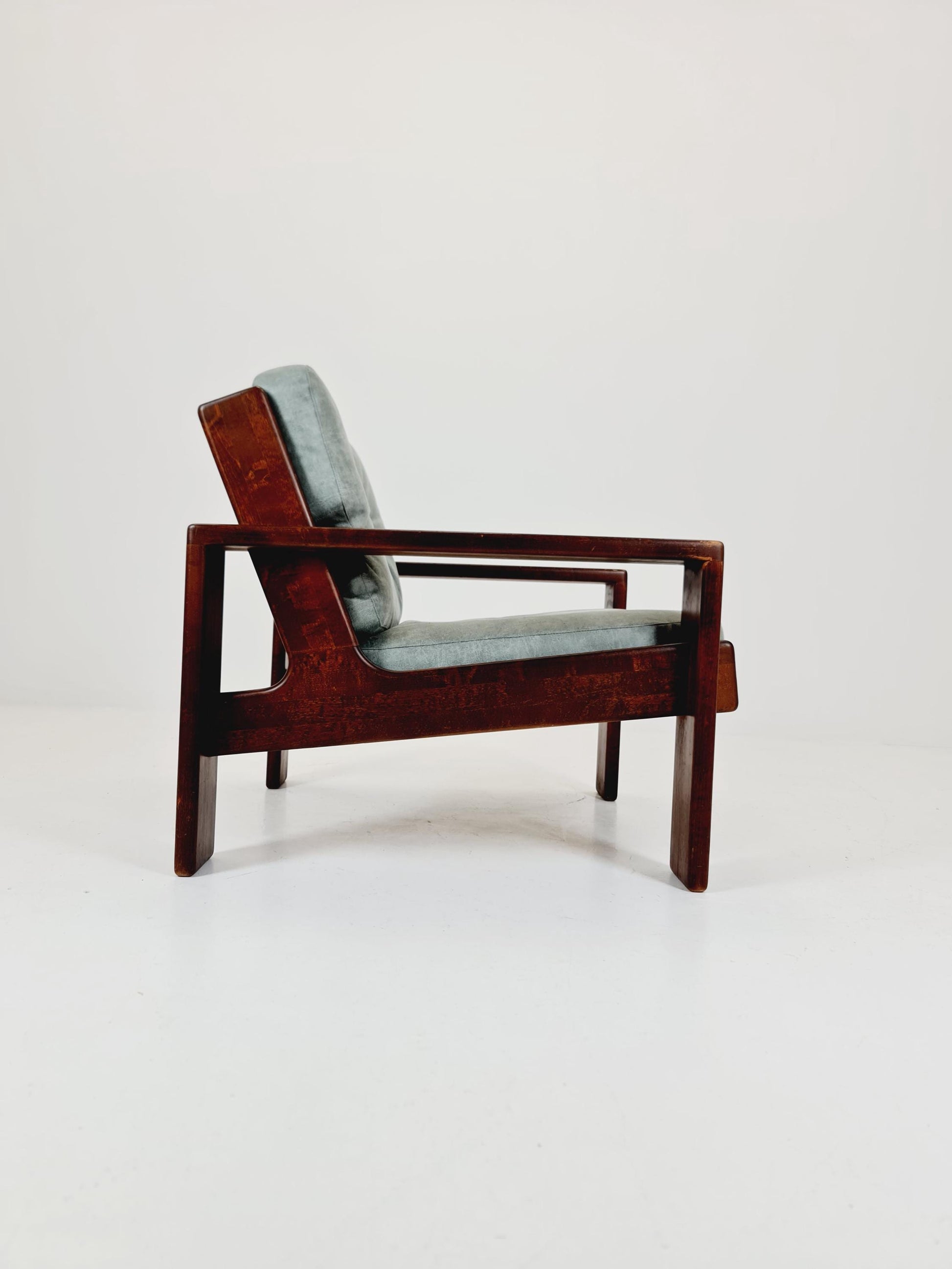 Midcentury “Bonanza” easy lounge chair by Esko Pajamies for Askoo, Finland, 1960s,