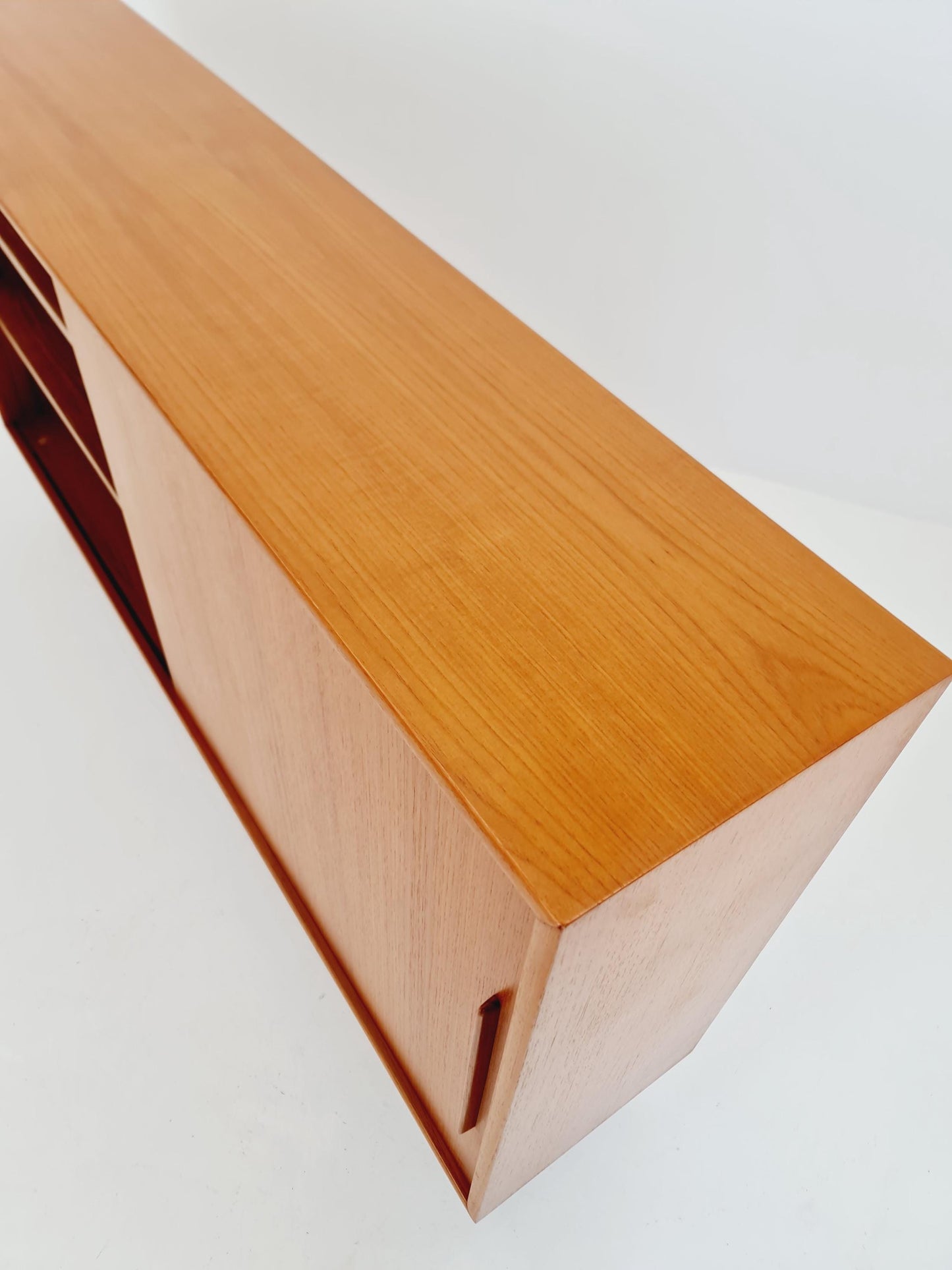 Midcentury vintage Highboard teak German cabinet book case By WK Möbel ,1960s