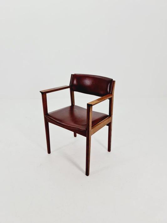 Danish Rare Oak Armchair 1960s