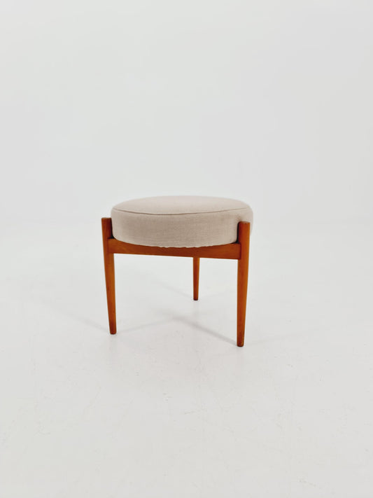 Mid century modern German ottoman/footstool make up stool from the 50s