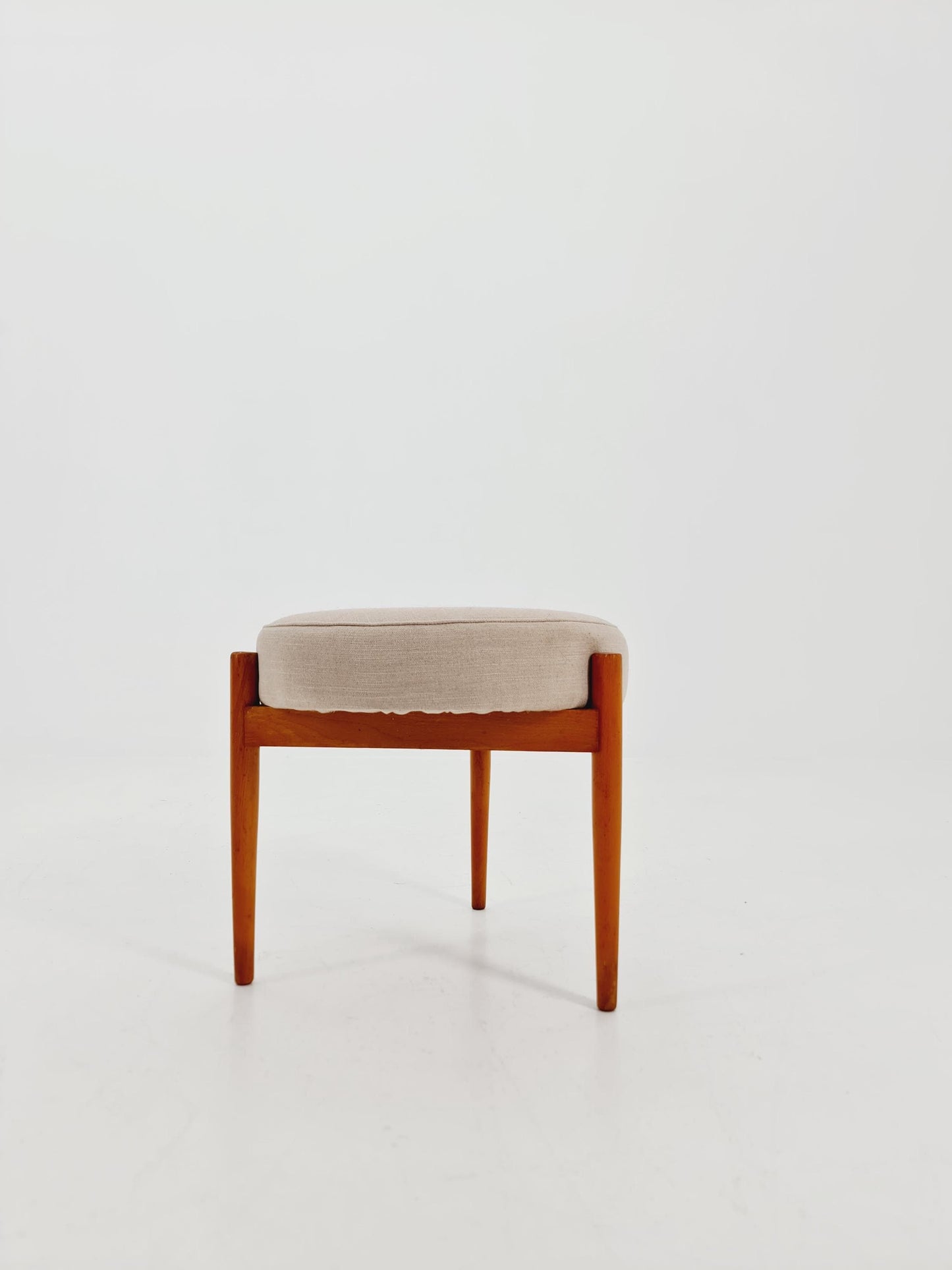 Mid century modern German ottoman/footstool make up stool from the 50s