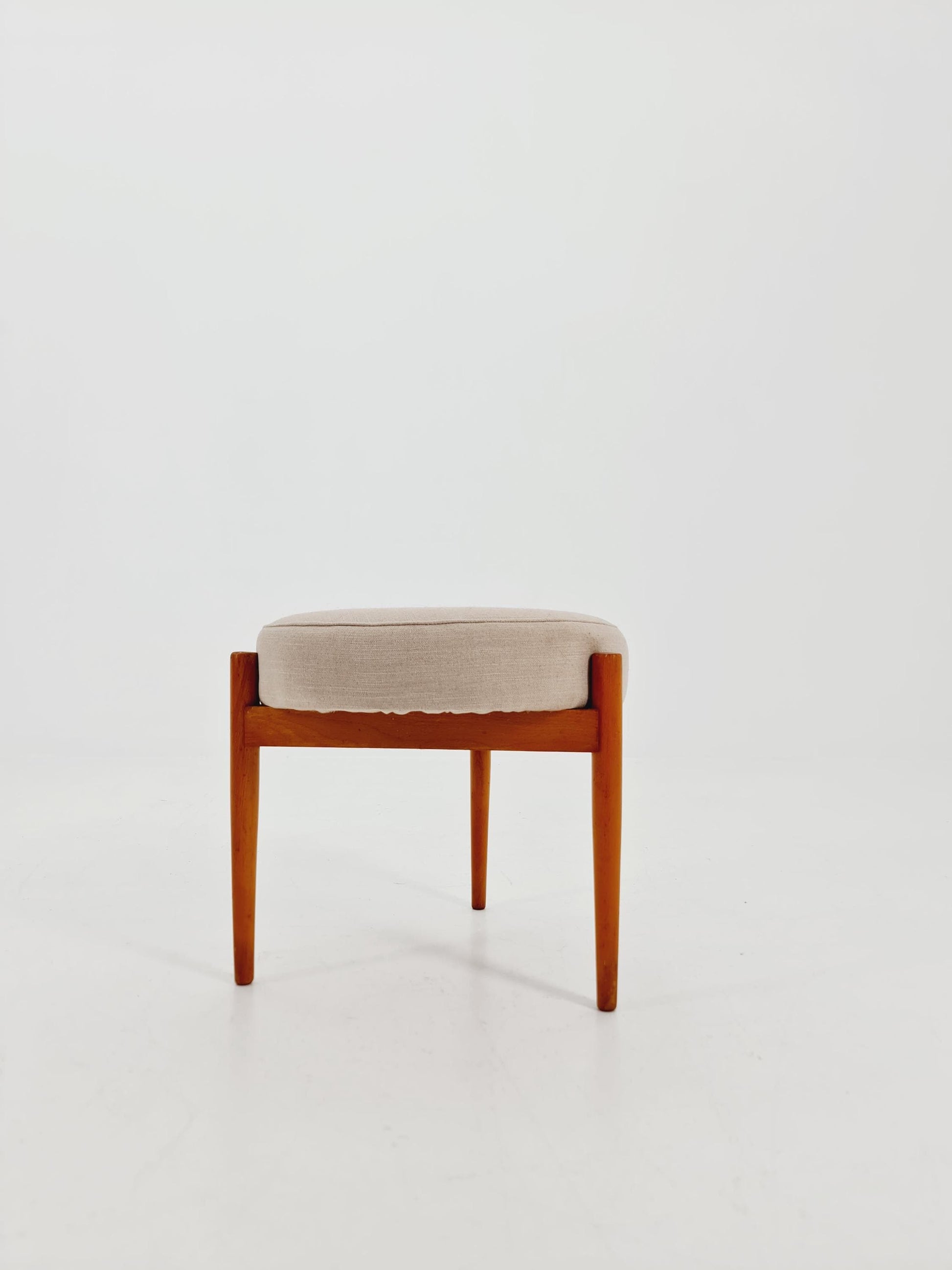 Mid century modern German ottoman/footstool make up stool from the 50s