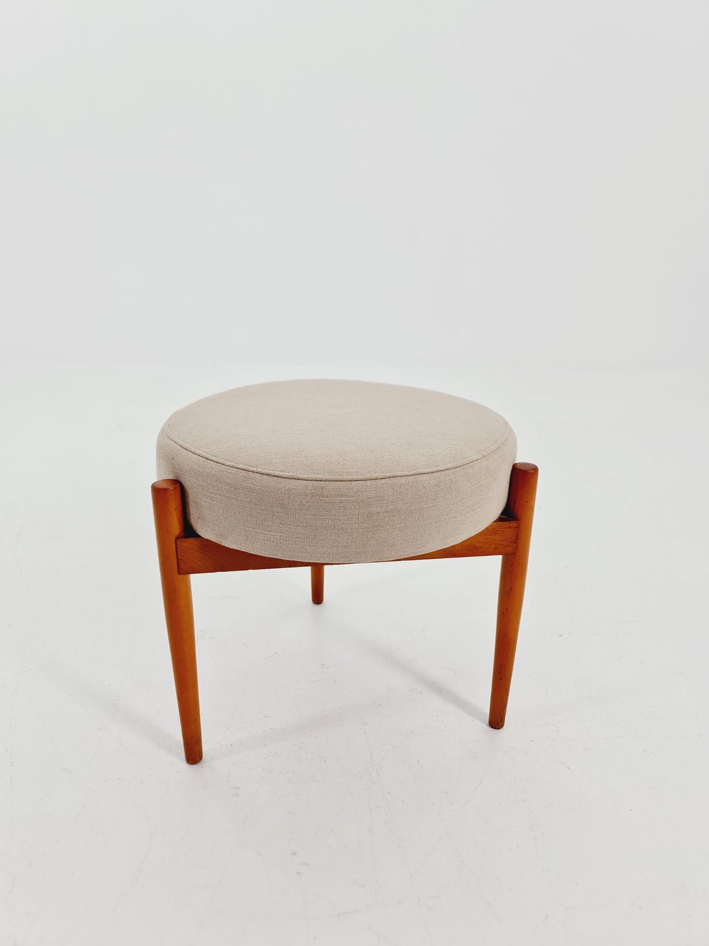 Mid century modern German ottoman/footstool make up stool from the 50s