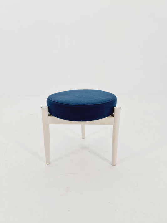 Mid century modern German ottoman/footstool make up stool from the 50s
