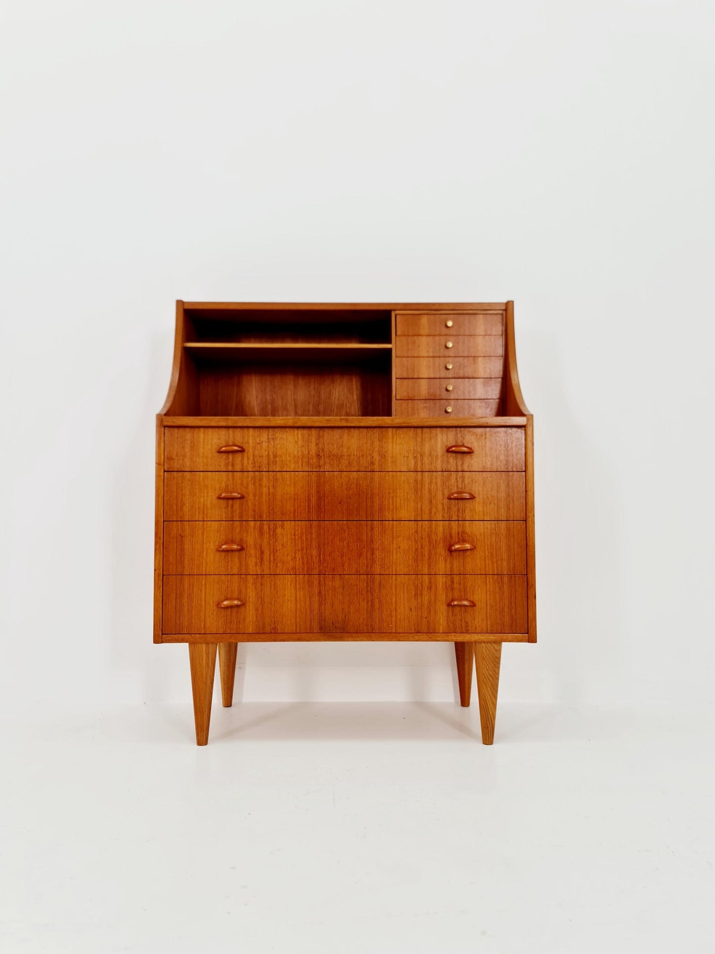 Midcentury vintage Teak secretary / vanity /Make up table By Arne Wahl iversen 1960s