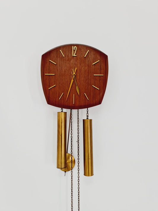 Vintage Junghans Mid-Century Teak Wall Clock - 1960s German Design