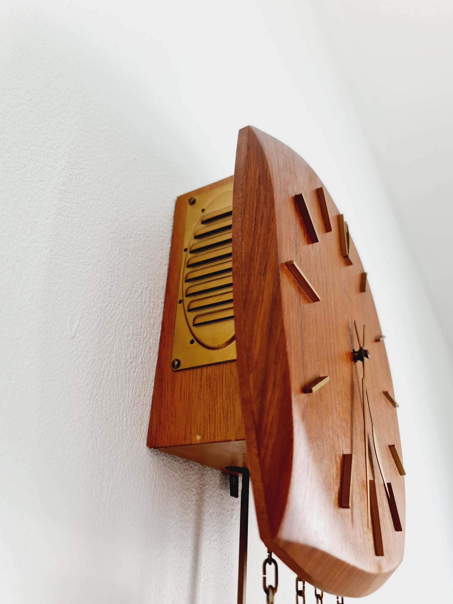Vintage Junghans Mid-Century Teak Wall Clock - 1960s German Design