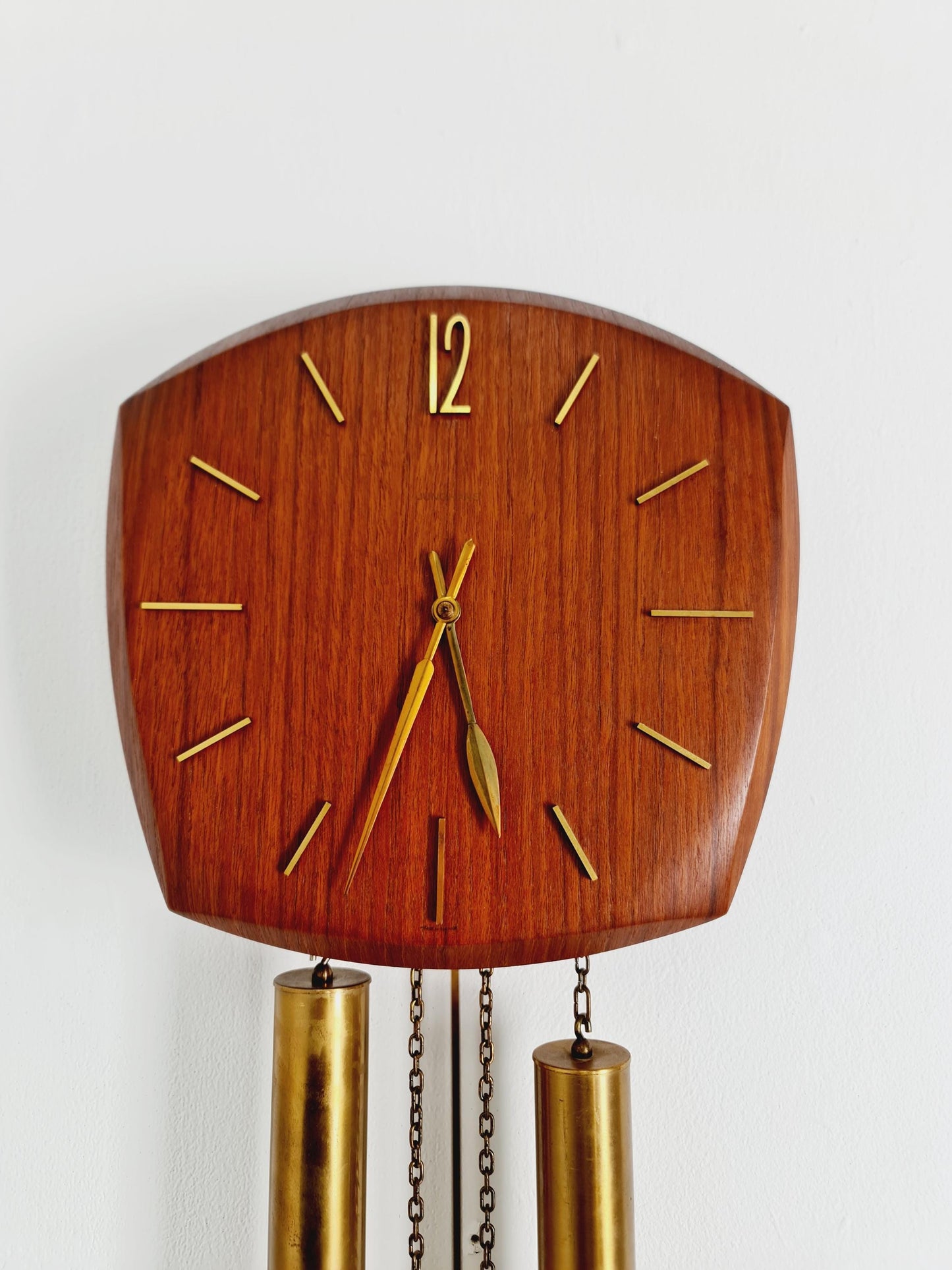 Vintage Junghans Mid-Century Teak Wall Clock - 1960s German Design