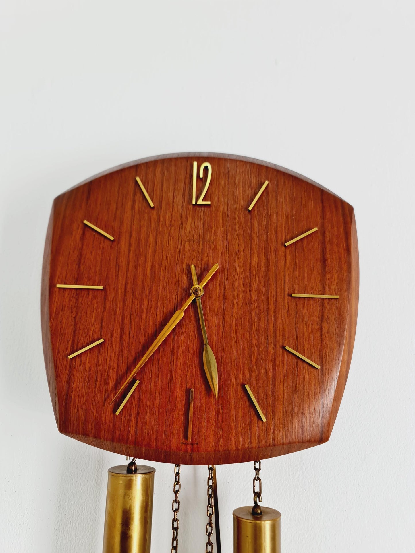 Vintage Junghans Mid-Century Teak Wall Clock - 1960s German Design