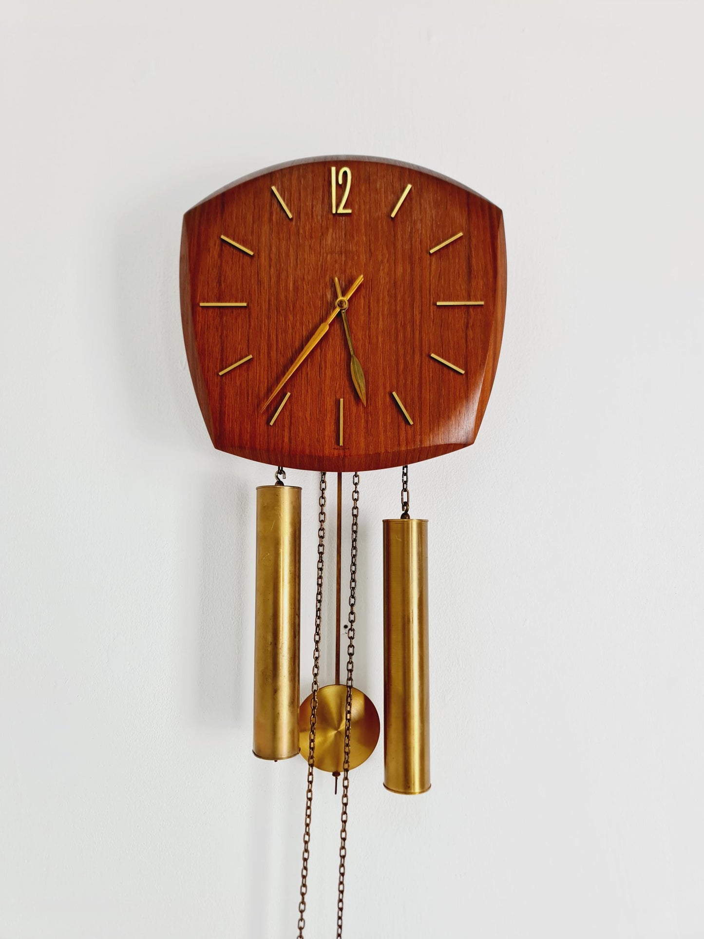 Vintage Junghans Mid-Century Teak Wall Clock - 1960s German Design