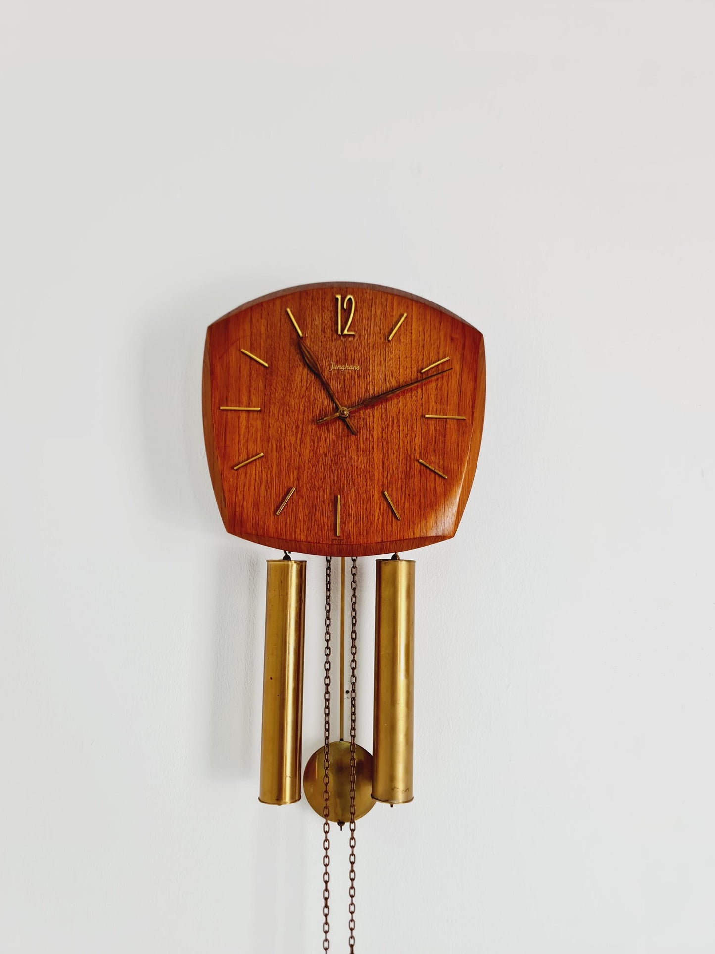 Vintage Junghans Mid-Century Teak Wall Clock - 1960s German Design