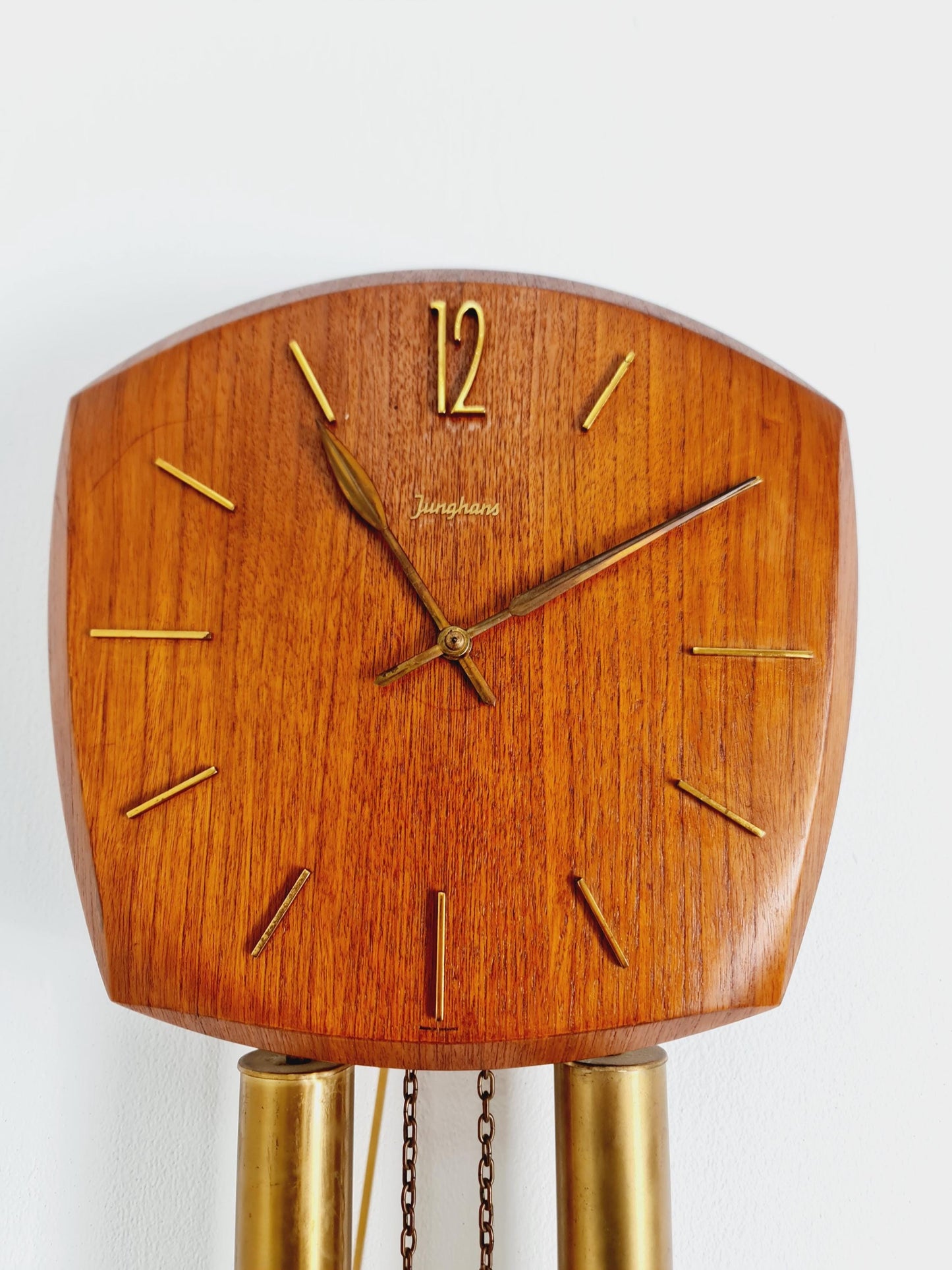 Vintage Junghans Mid-Century Teak Wall Clock - 1960s German Design