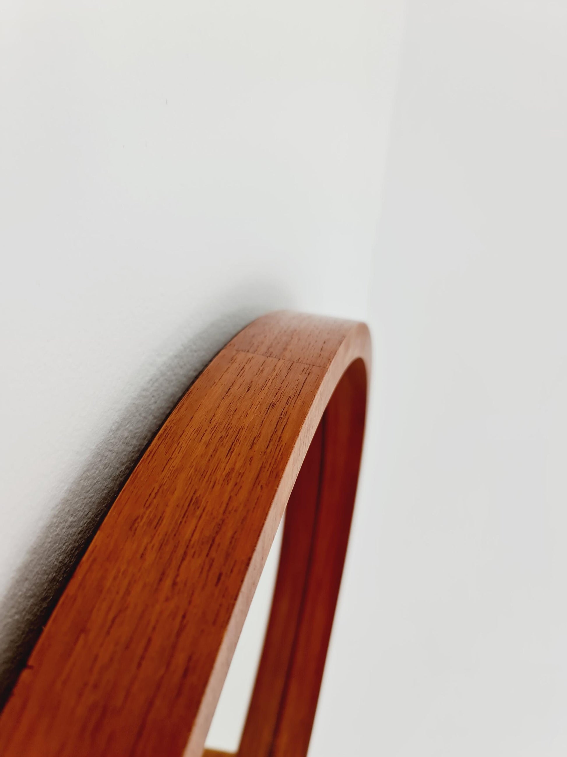 Mid Century teak Danish teak Mirror with teak shelf , 60s