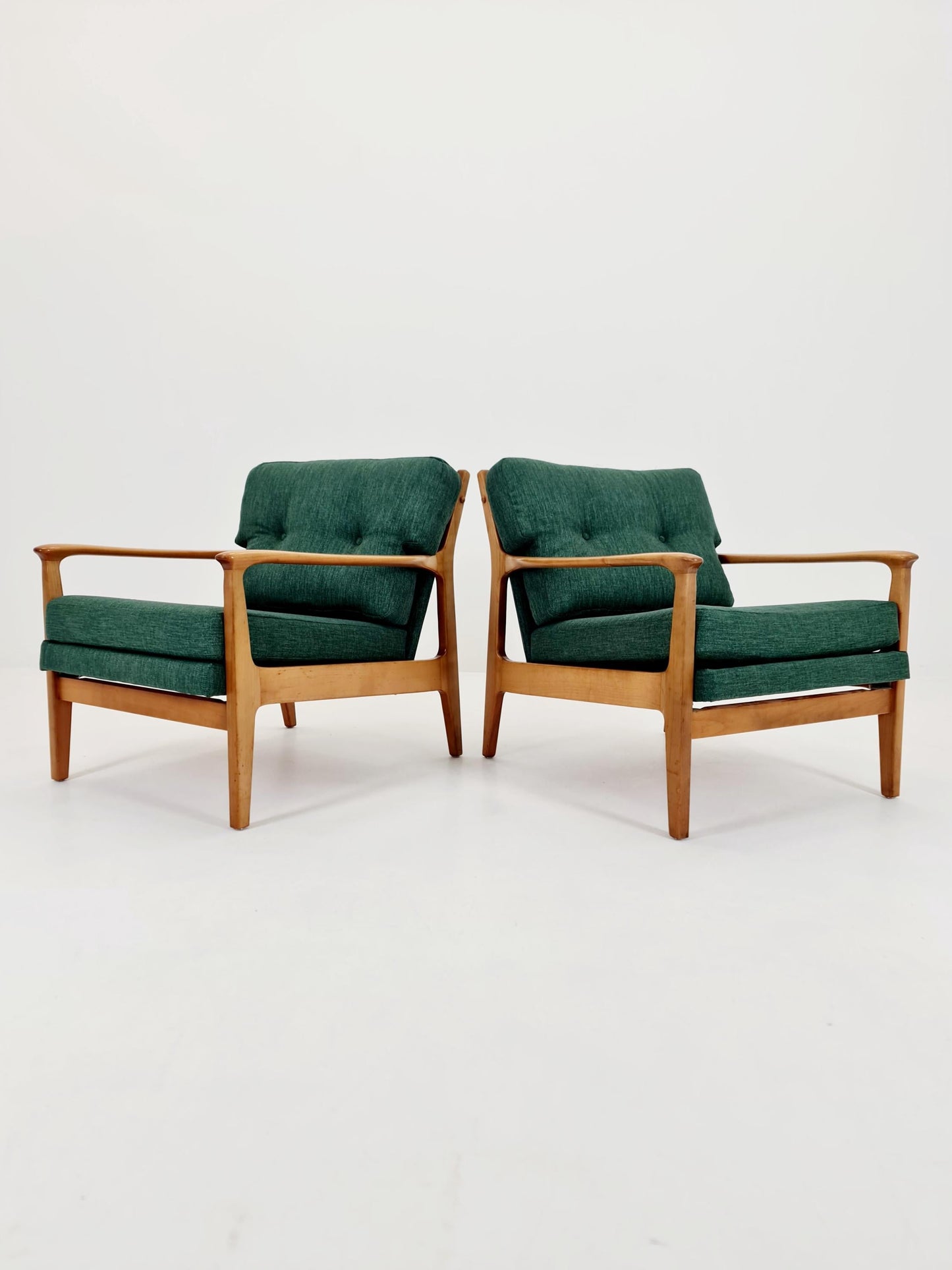 Midcentury easy chairs by Eugen Schmidt for Soloform, Germany, 1960s, Set of 2