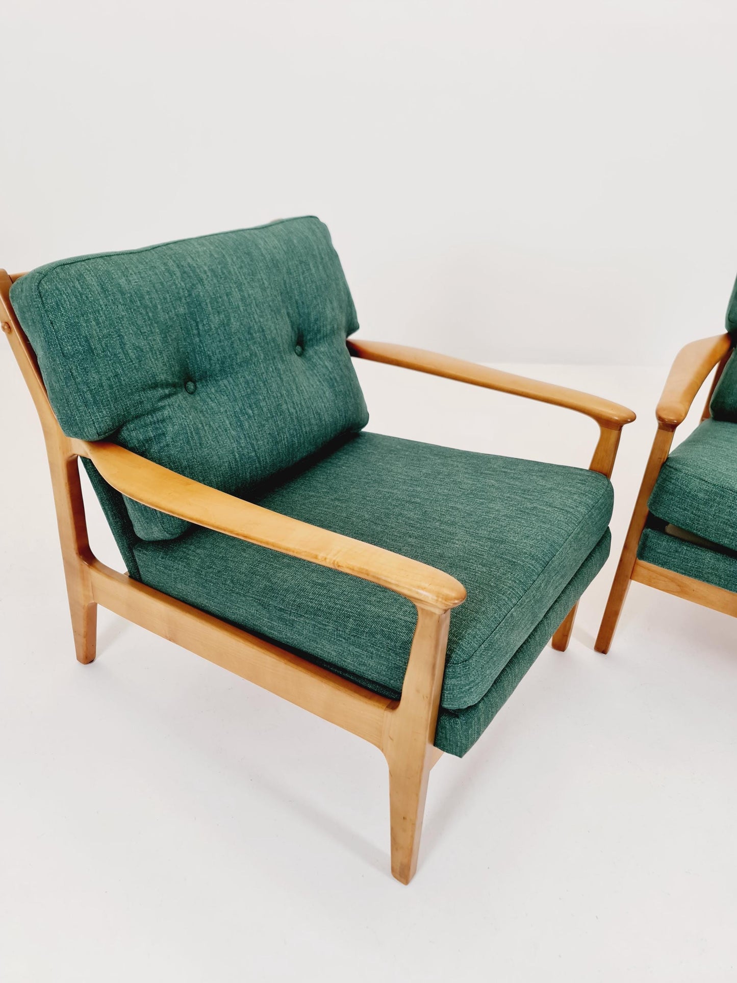 Midcentury easy chairs by Eugen Schmidt for Soloform, Germany, 1960s, Set of 2