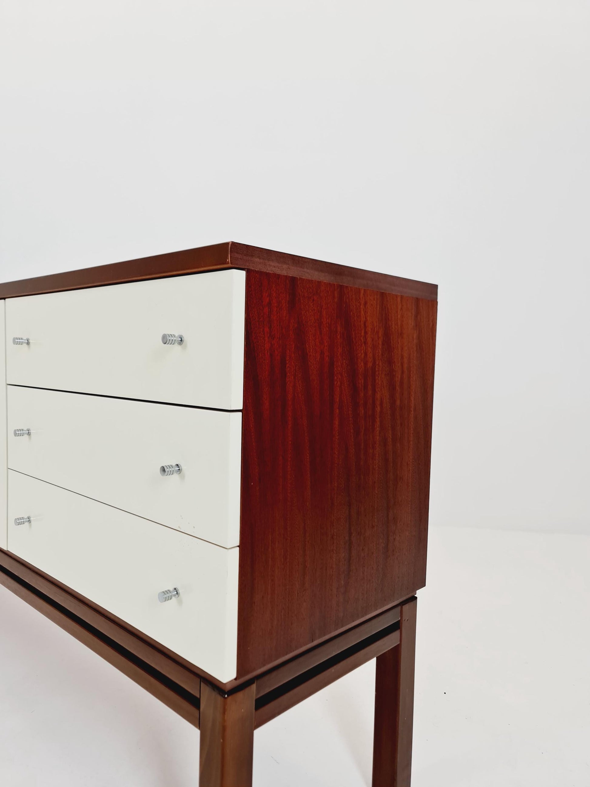 Rare Mid Century Modern German Mahagoni Sideboard by Palette Mööbel , 1970s