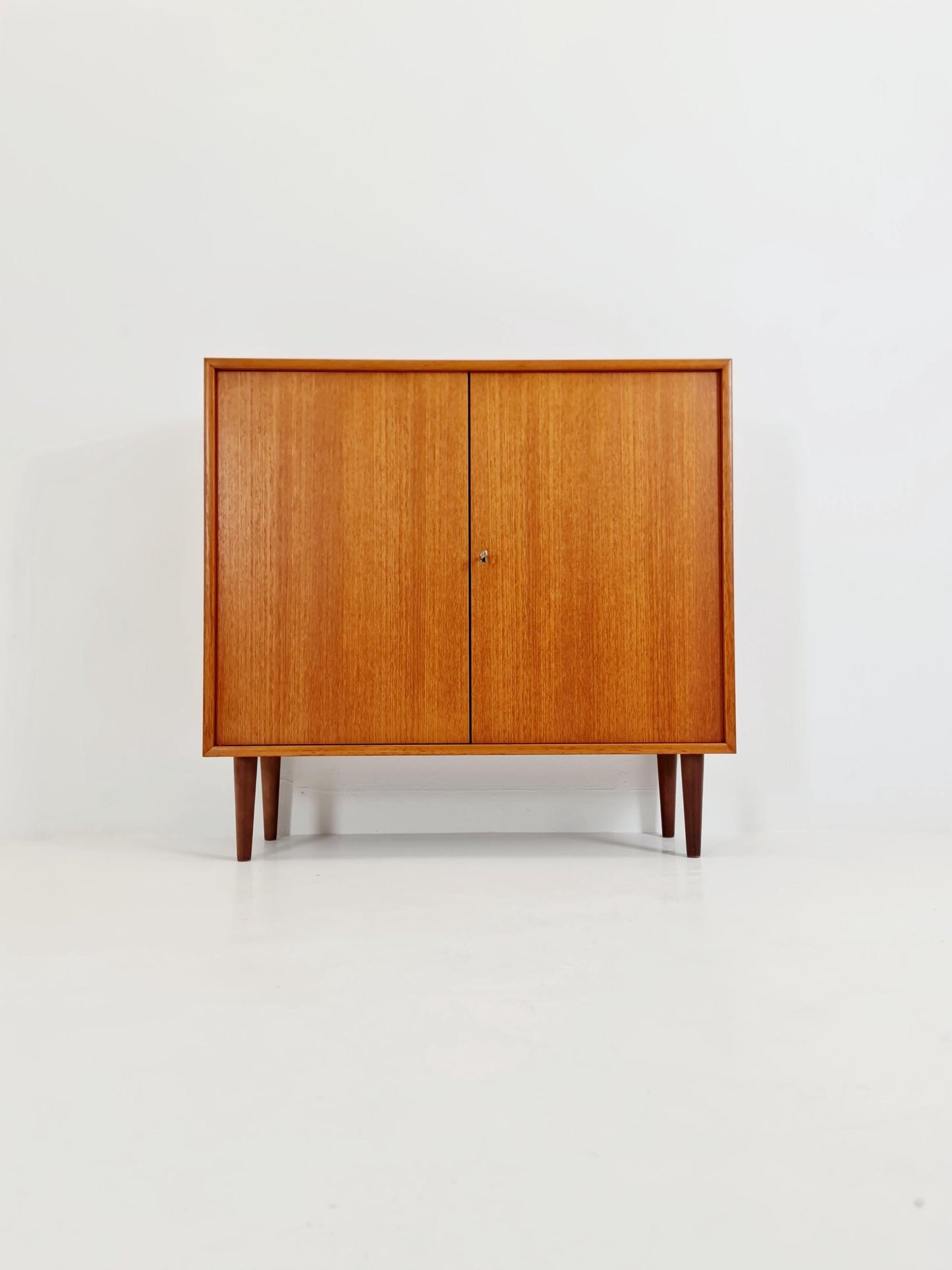 Vintage teak danish cabinet book case,By WK Möbel 1960s