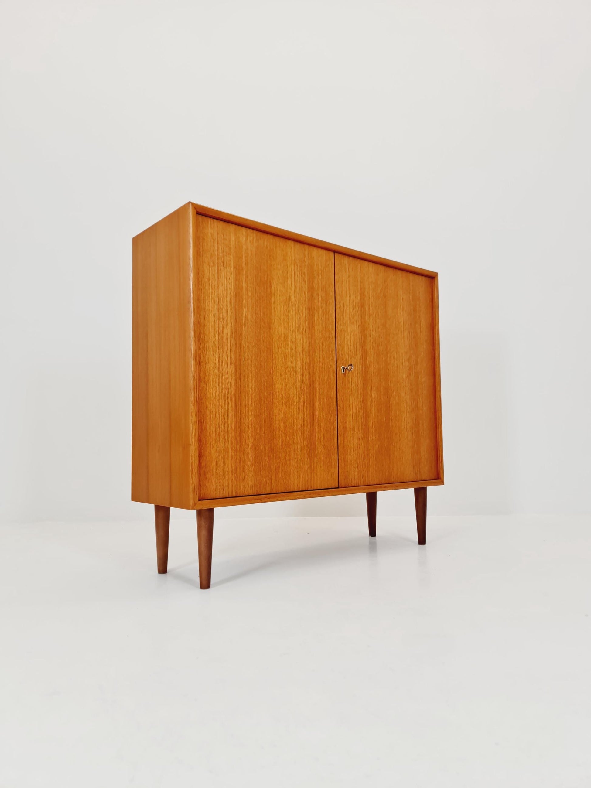 Vintage teak danish cabinet book case,By WK Möbel 1960s
