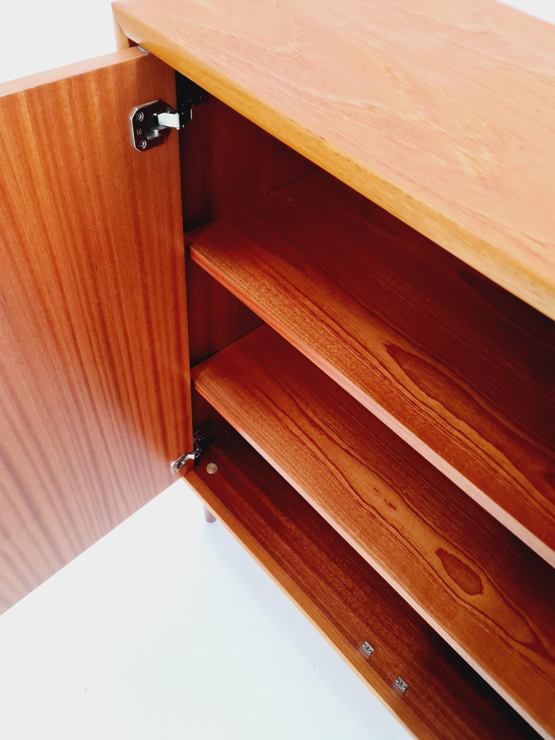 Vintage teak danish cabinet book case,By WK Möbel 1960s