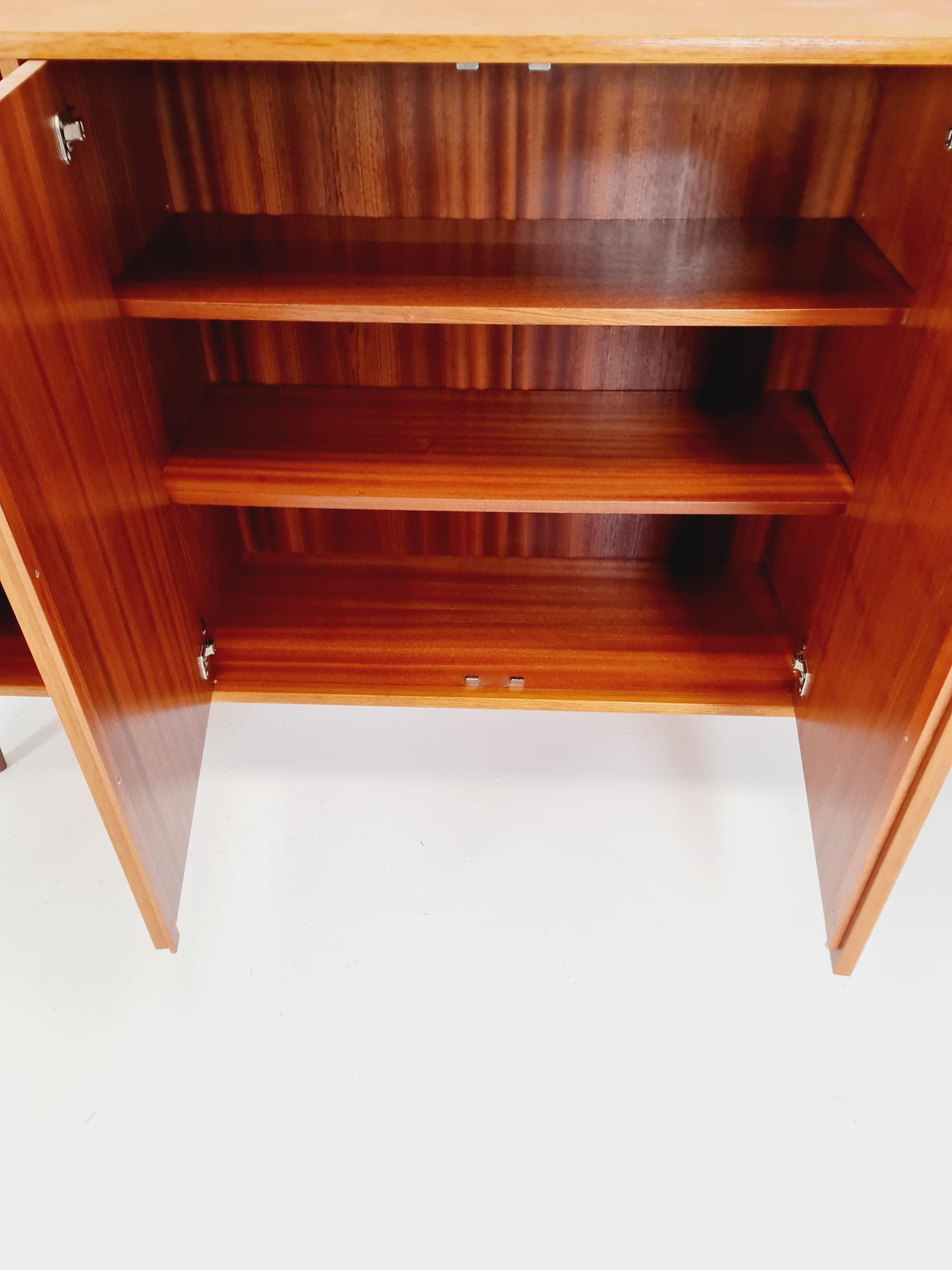 Midcentury vintage Sideboard teak German cabinet book case By WK Möbel ,1960s