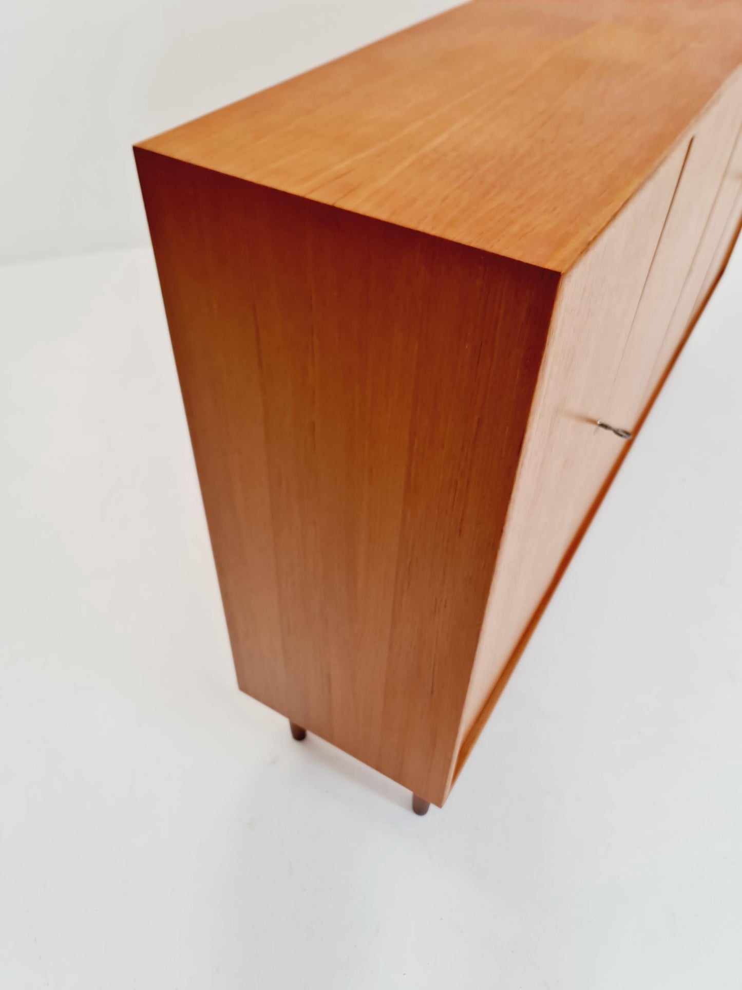 Midcentury vintage Sideboard teak German cabinet book case By WK Möbel ,1960s