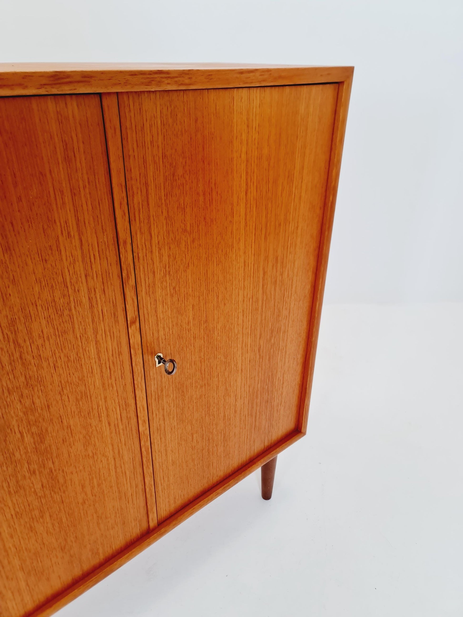 Midcentury vintage Sideboard teak German cabinet book case By WK Möbel ,1960s