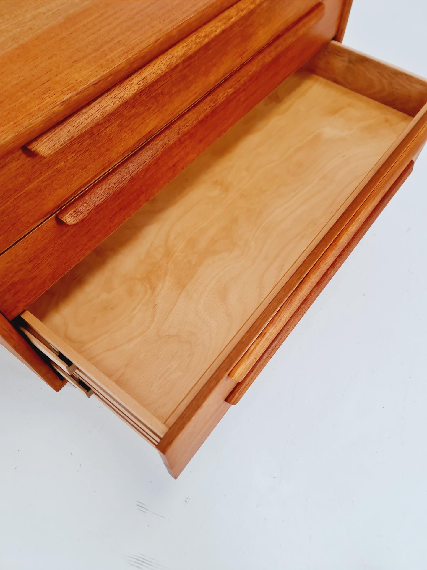 Mid century Modern German teak chest of drawers by WK möbel, 1960s