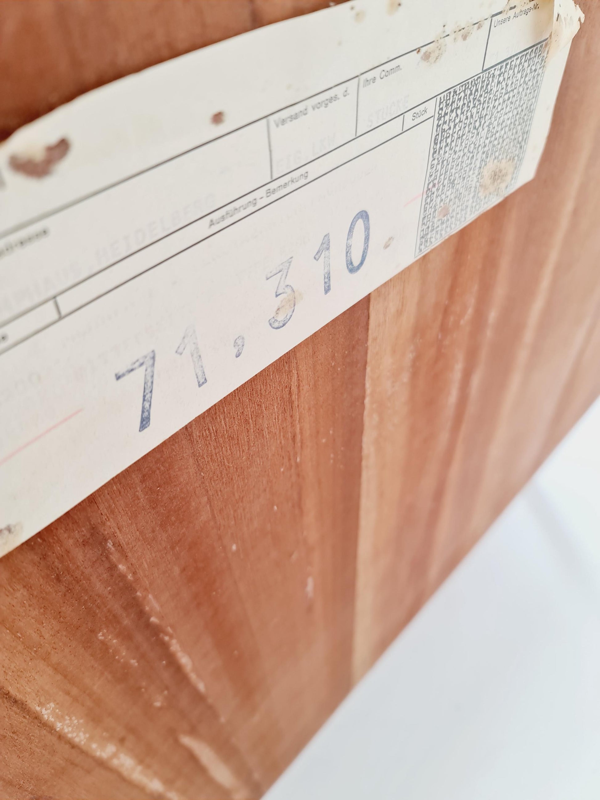 Mid century Modern German teak chest of drawers by WK möbel, 1960s