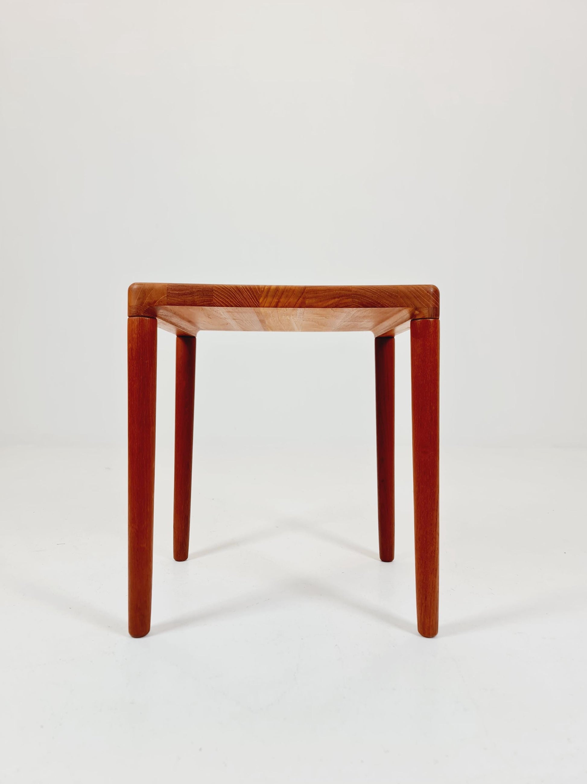 Midcentury Danish Solid teak side table by H.W Klein for Bramin 1960s