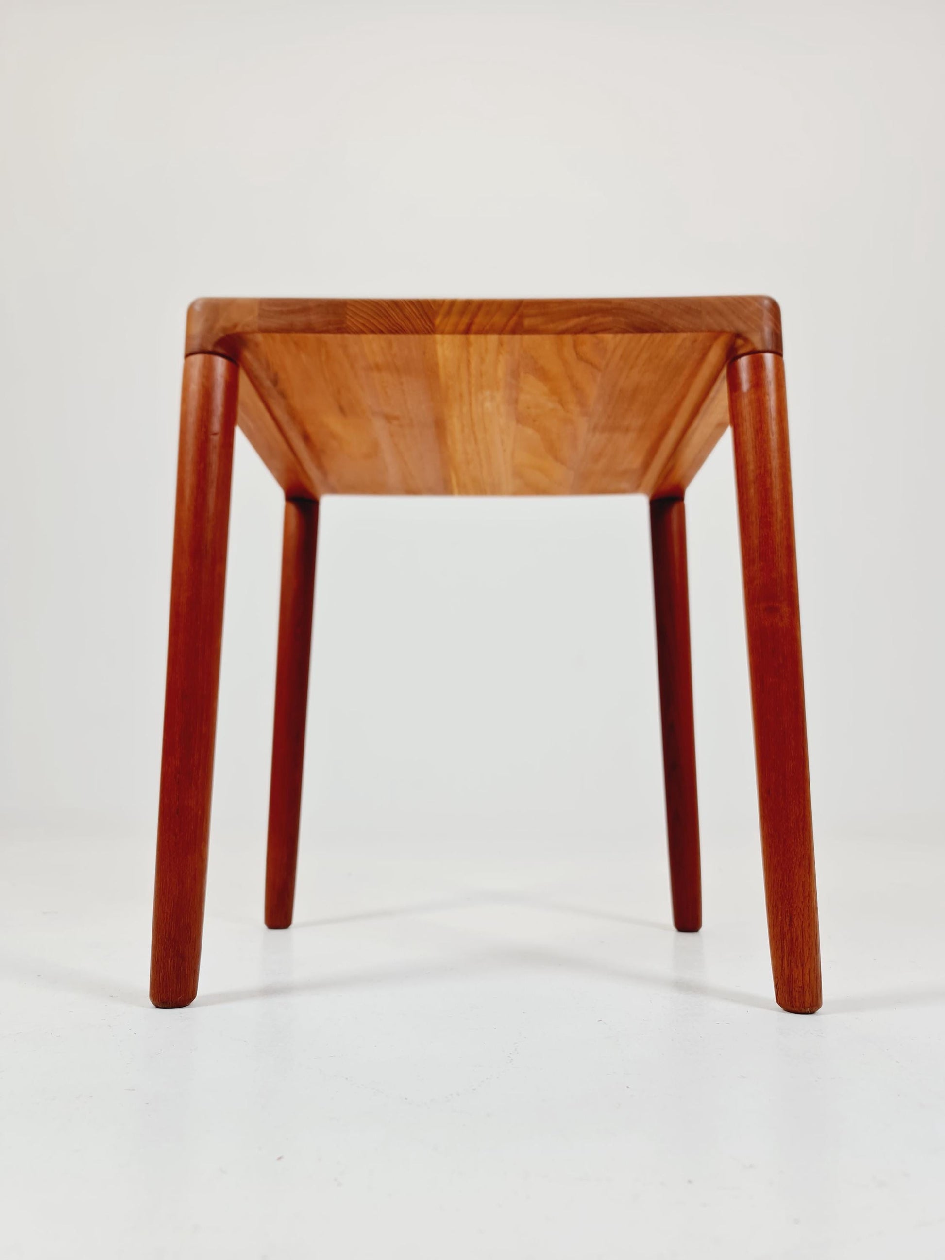 Midcentury Danish Solid teak side table by H.W Klein for Bramin 1960s