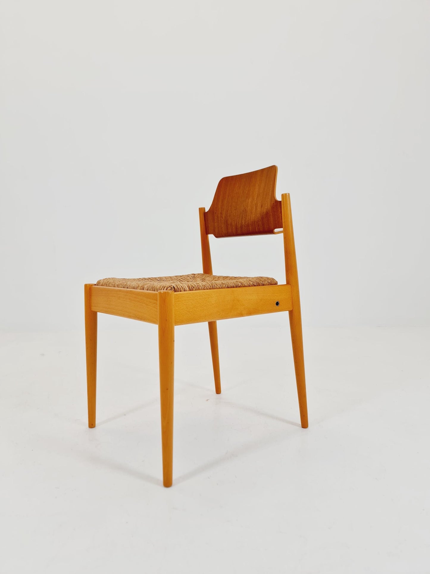 Vintage Teak German Dining Chair by Egon Eiermann for Wilde and Spieth , 1950s,