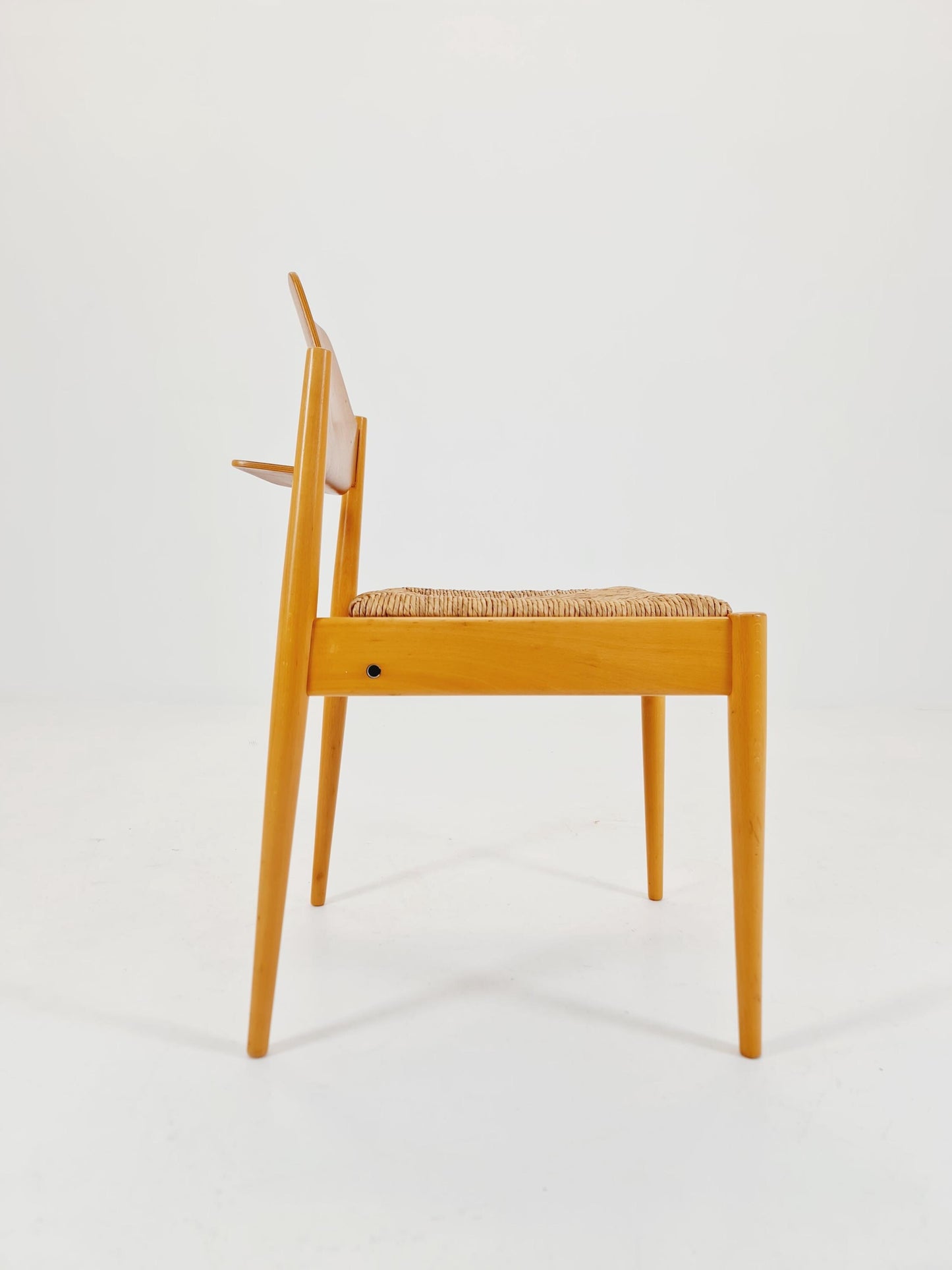 Vintage Teak German Dining Chair by Egon Eiermann for Wilde and Spieth , 1950s,