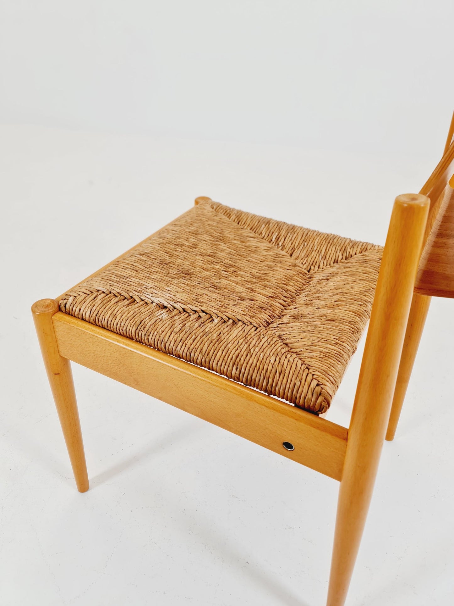 Vintage Teak German Dining Chair by Egon Eiermann for Wilde and Spieth , 1950s,