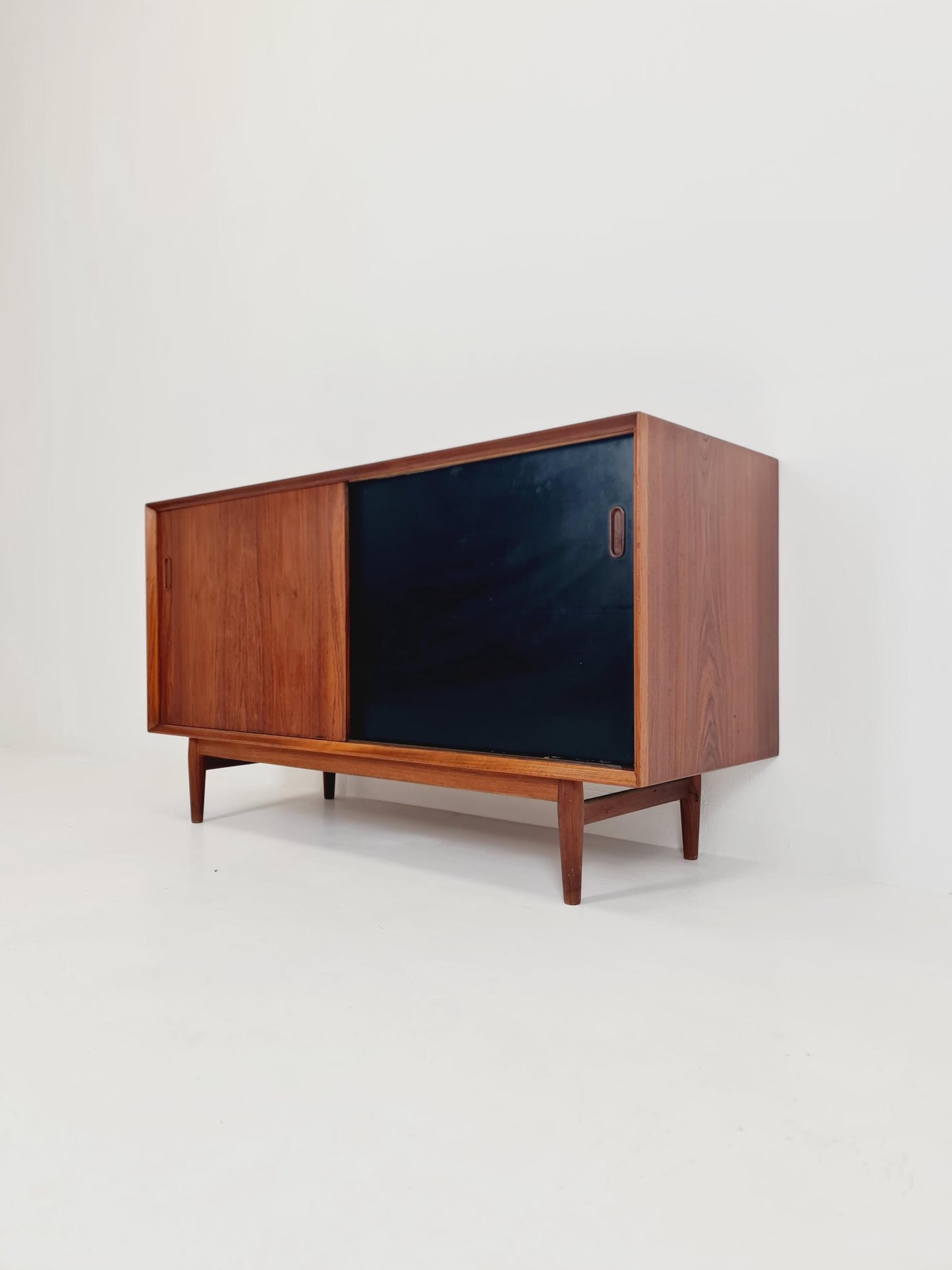 Rare Mid century Dansih Teak Sideboard with Revolving doors by Arne Vodder for Sebast , 1960s