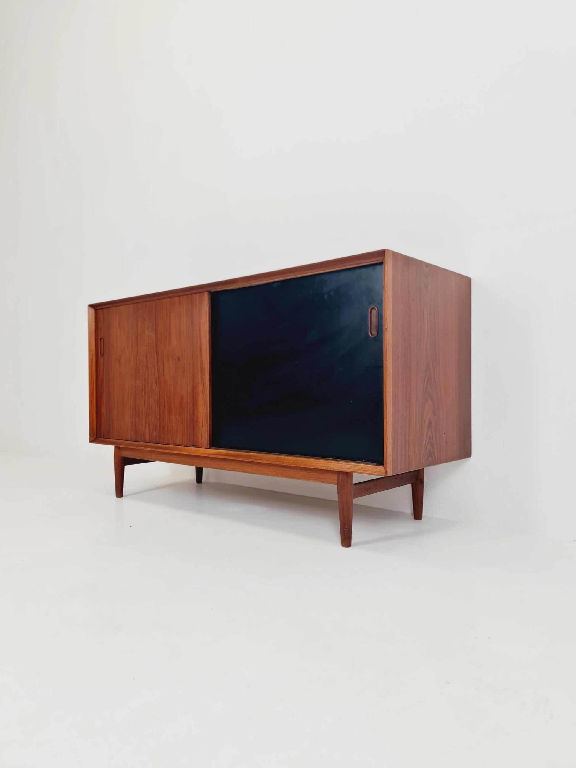 Rare Mid century Dansih Teak Sideboard with Revolving doors by Arne Vodder for Sebast , 1960s
