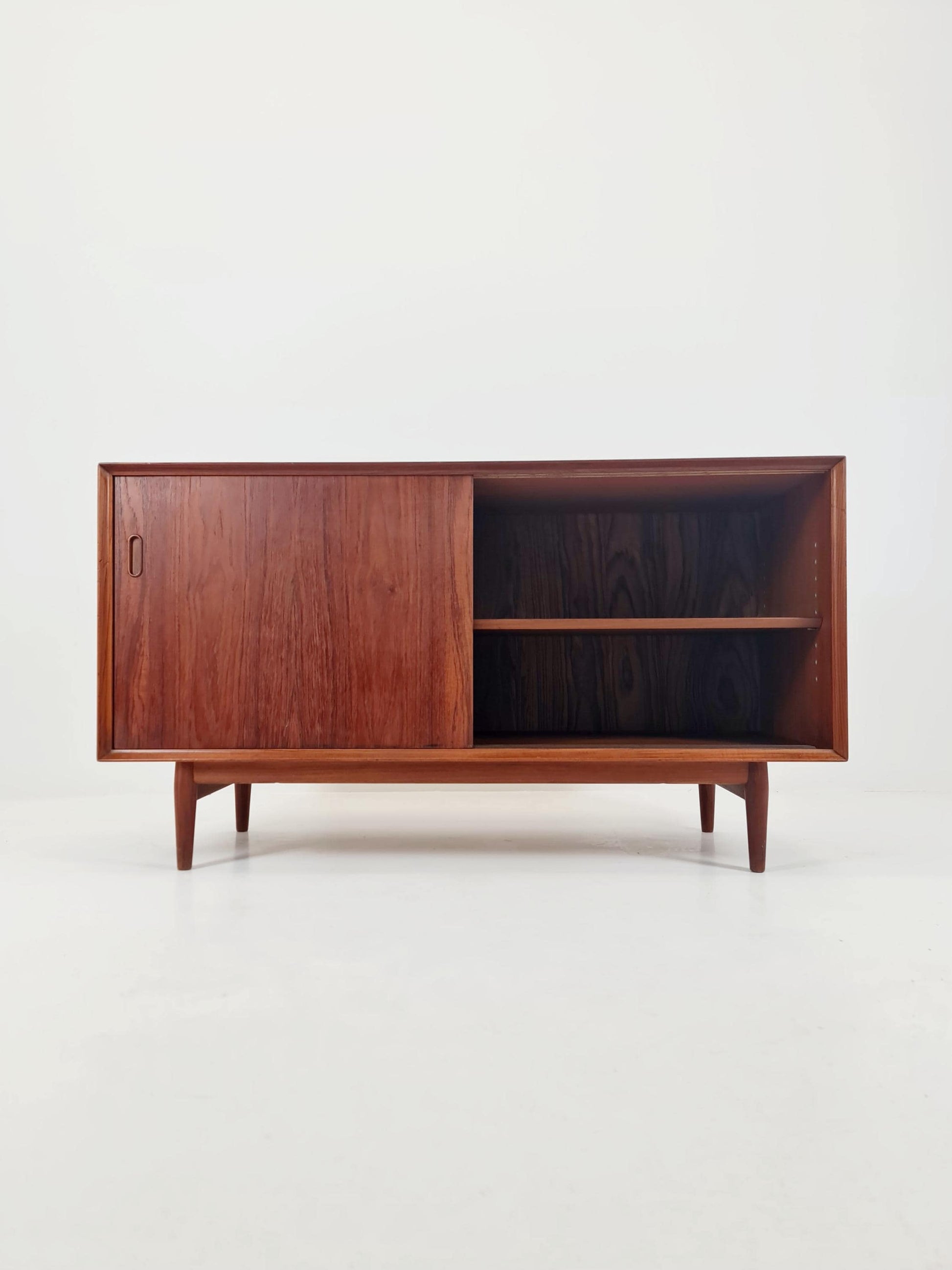 Rare Mid century Dansih Teak Sideboard with Revolving doors by Arne Vodder for Sebast , 1960s