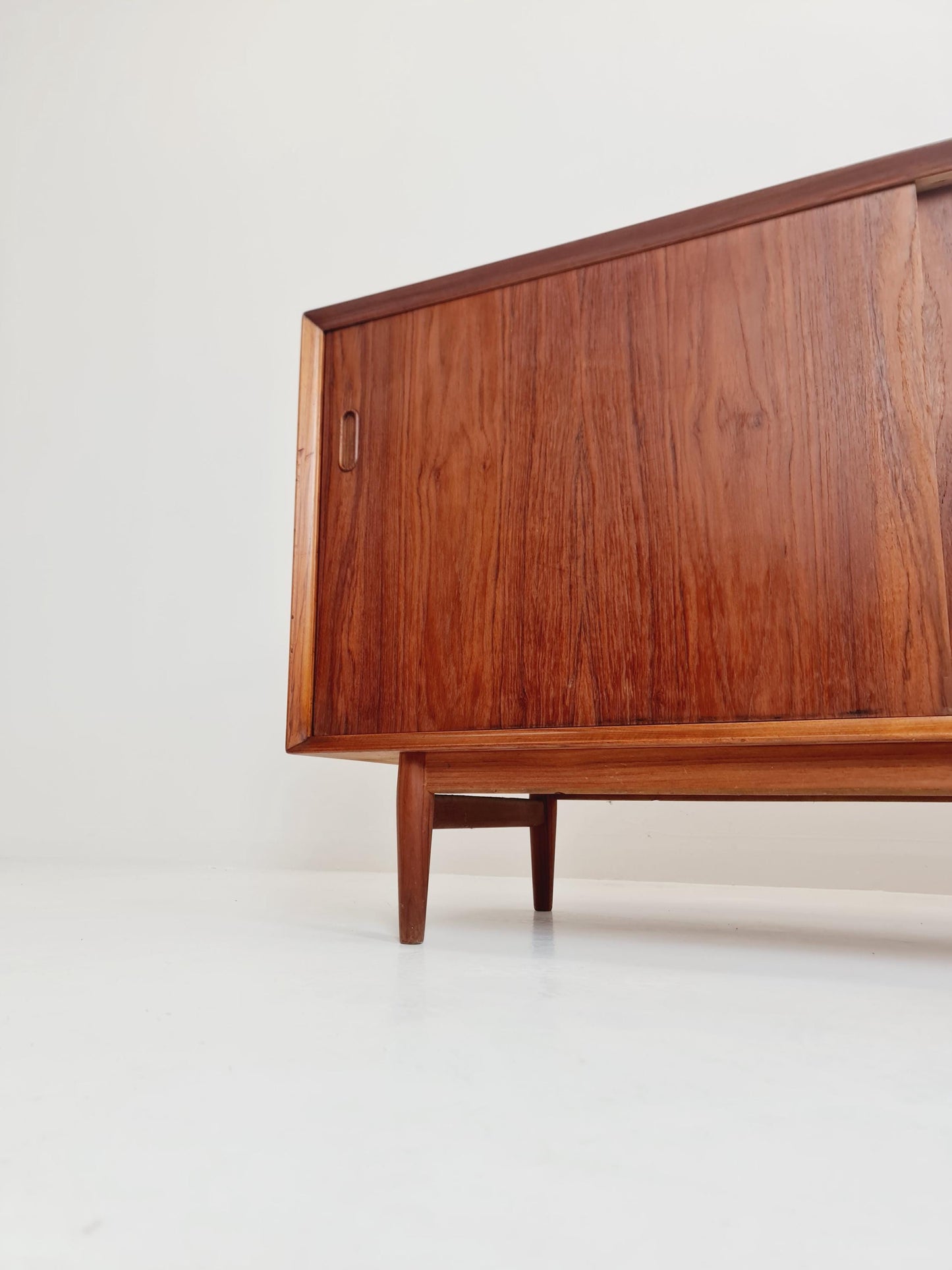 Rare Mid century Dansih Teak Sideboard with Revolving doors by Arne Vodder for Sebast , 1960s