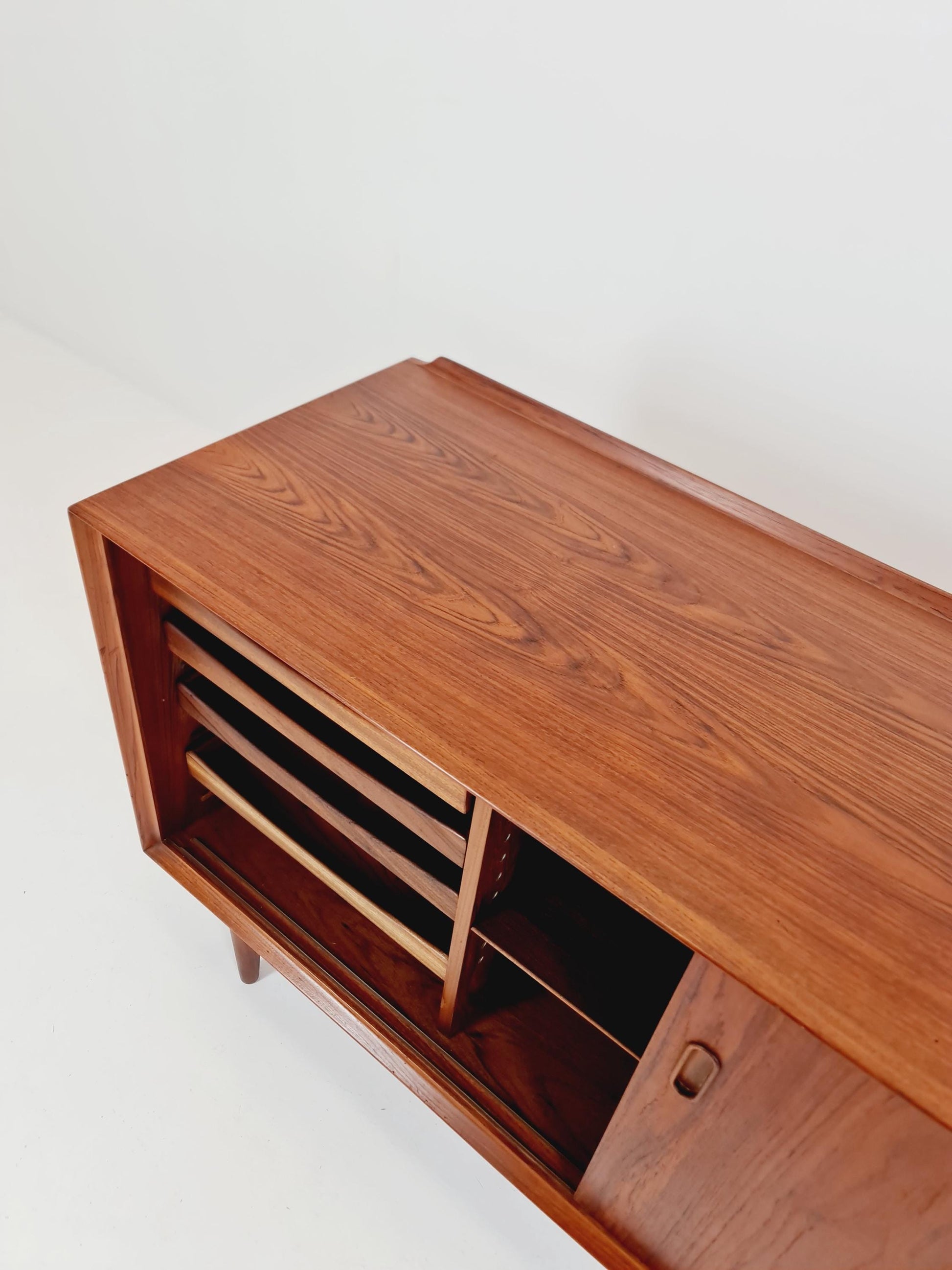 Rare Mid century Dansih Teak Sideboard with Revolving doors by Arne Vodder for Sebast , 1960s