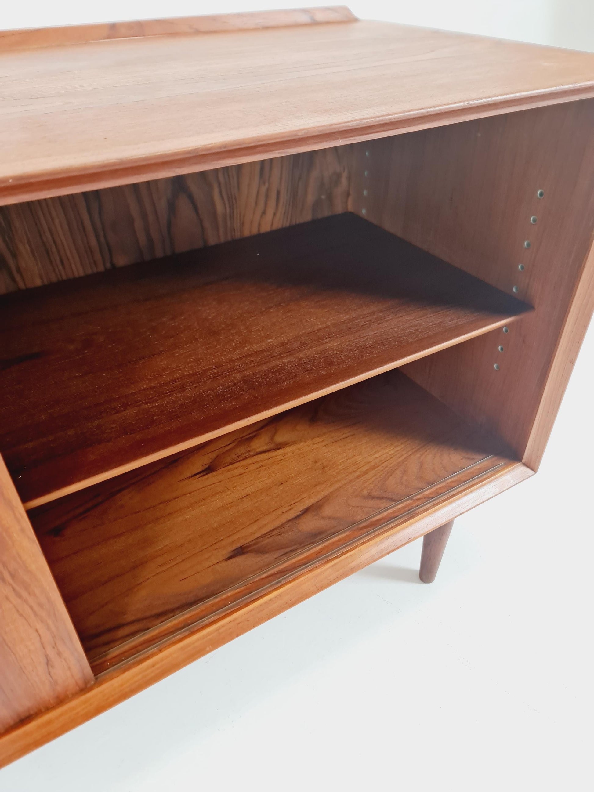 Rare Mid century Dansih Teak Sideboard with Revolving doors by Arne Vodder for Sebast , 1960s