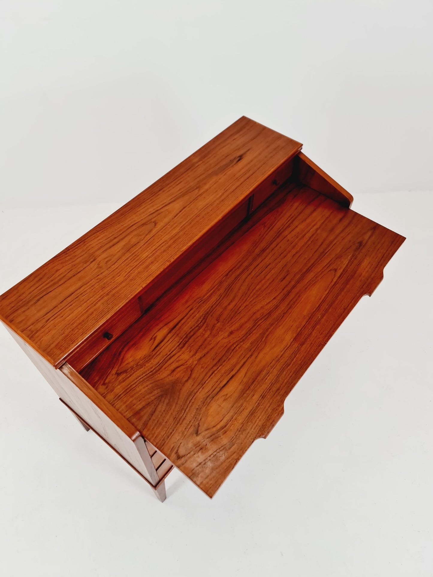 Midcentury Danish vintage teak secretary, vanity /Make up table By Riis Antonsen , 1960s