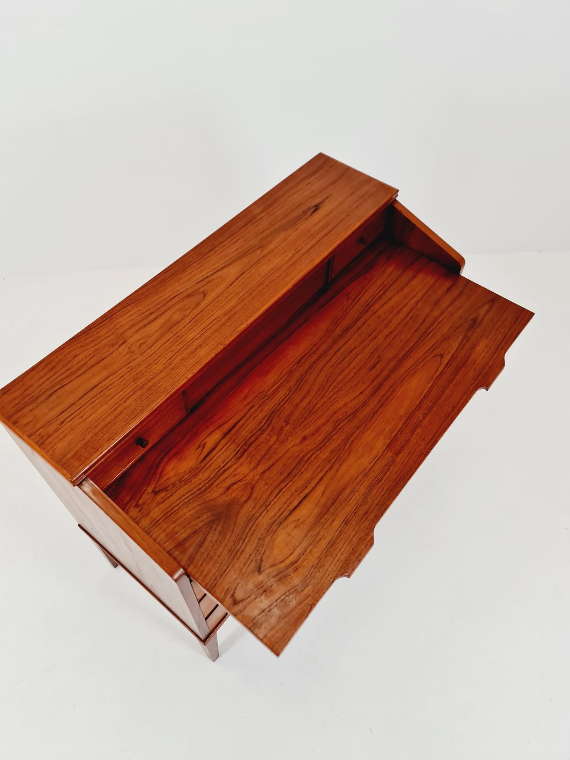 Midcentury Danish vintage teak secretary, vanity /Make up table By Riis Antonsen , 1960s