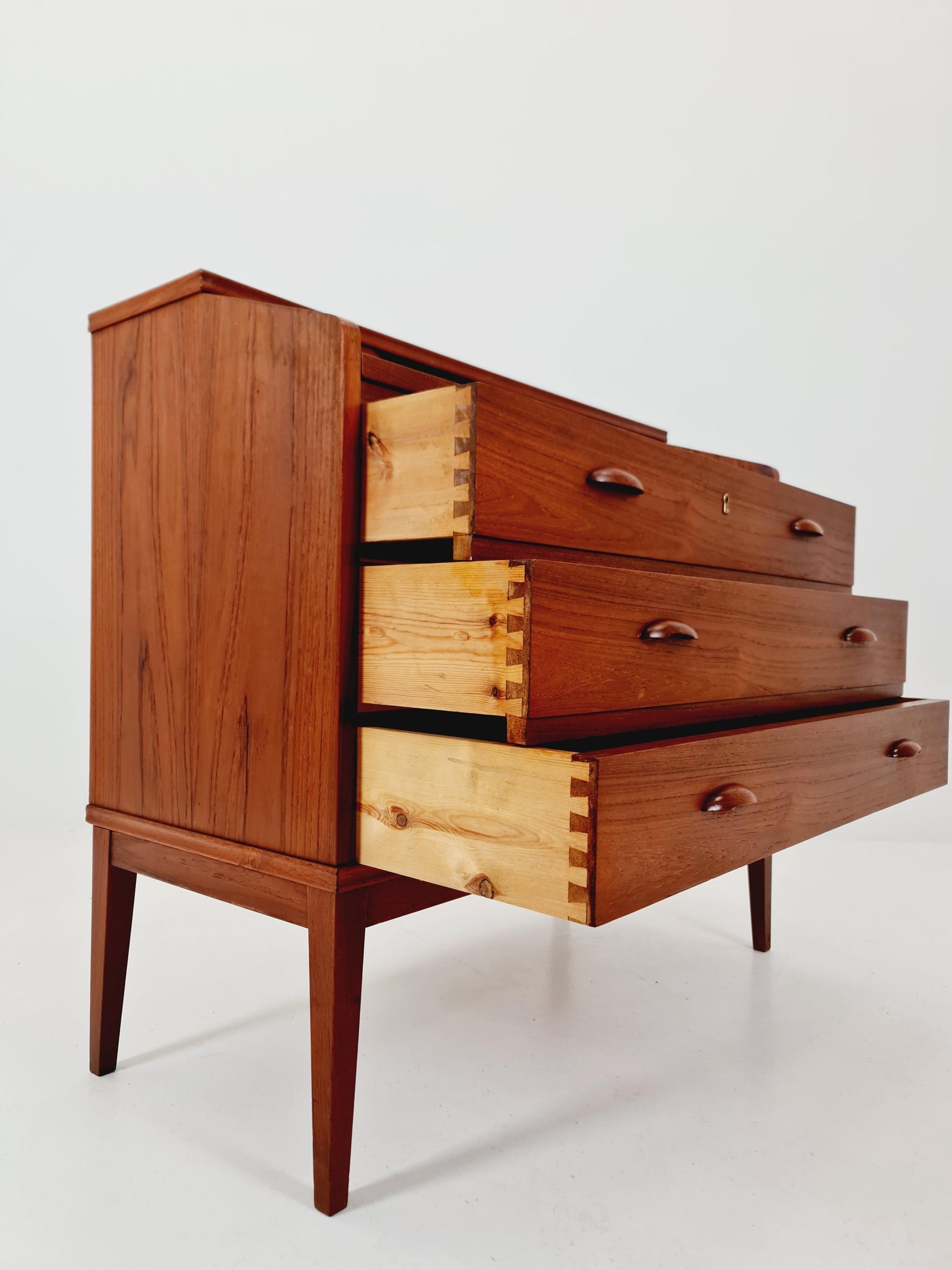 Midcentury Danish vintage teak secretary, vanity /Make up table By Riis Antonsen , 1960s