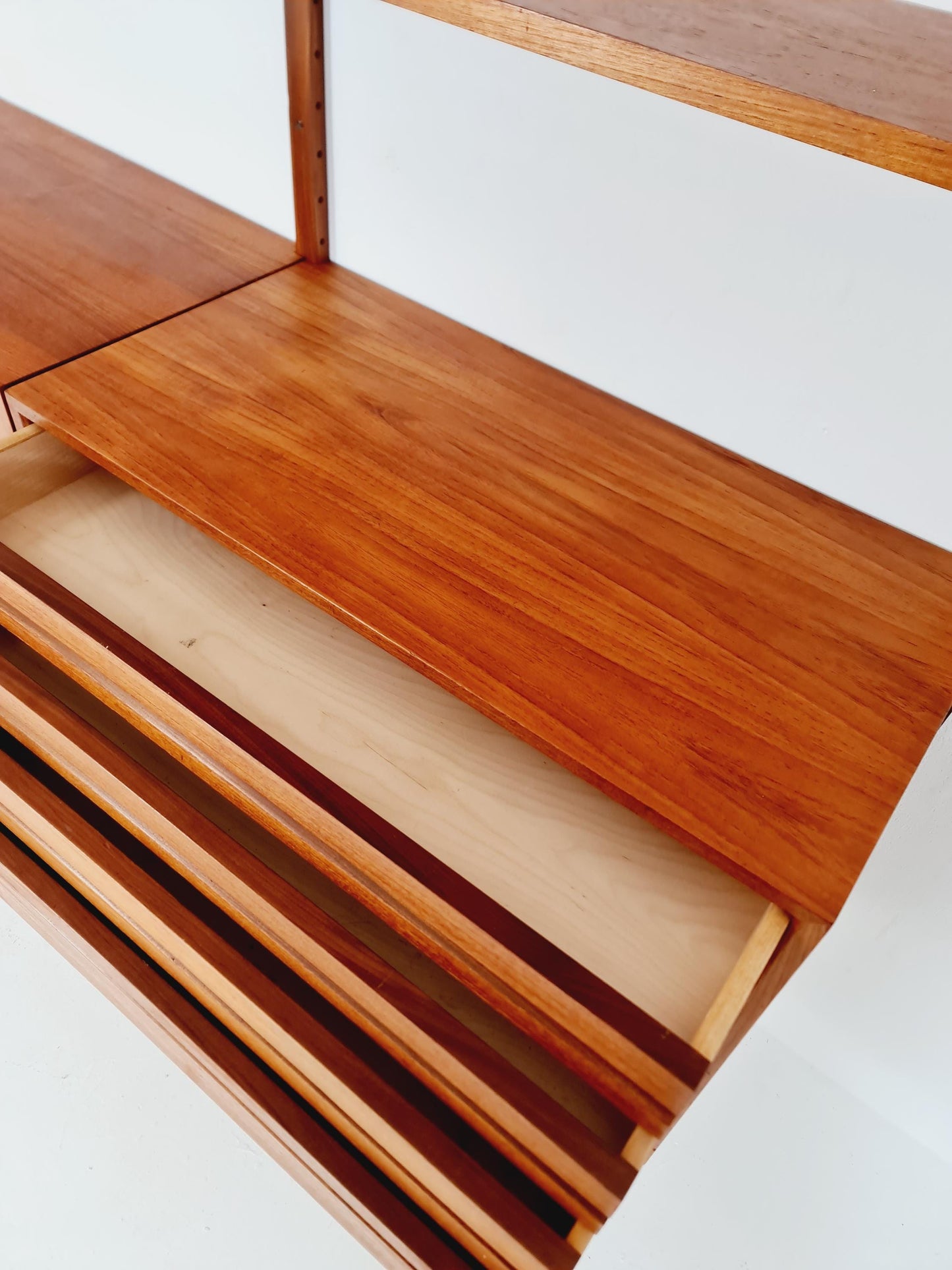 Mid century Danish Teak Wall Unit by Poul Cadovius for Cado, Denmark, 1960s