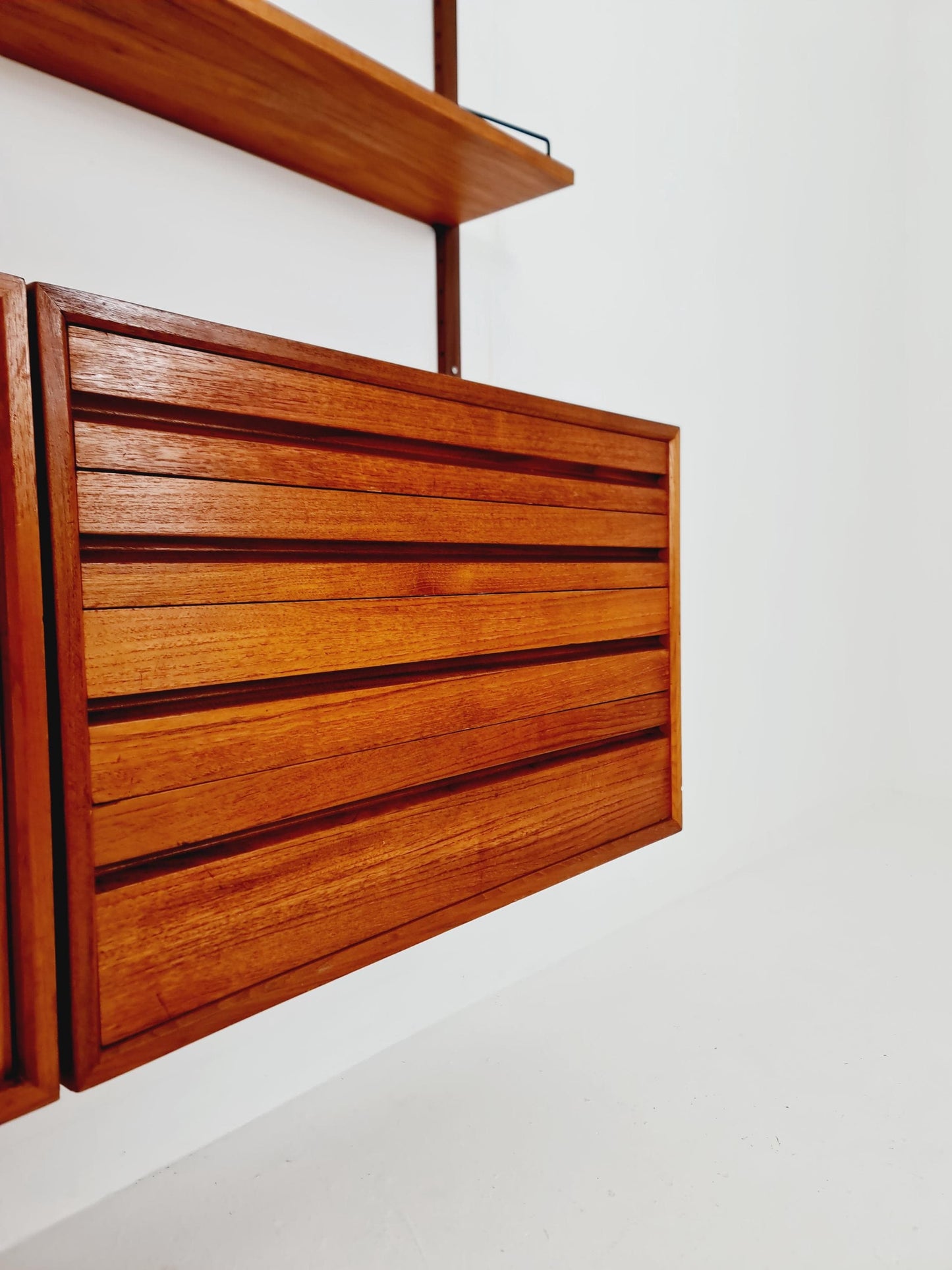 Mid century Danish Teak Wall Unit by Poul Cadovius for Cado, Denmark, 1960s