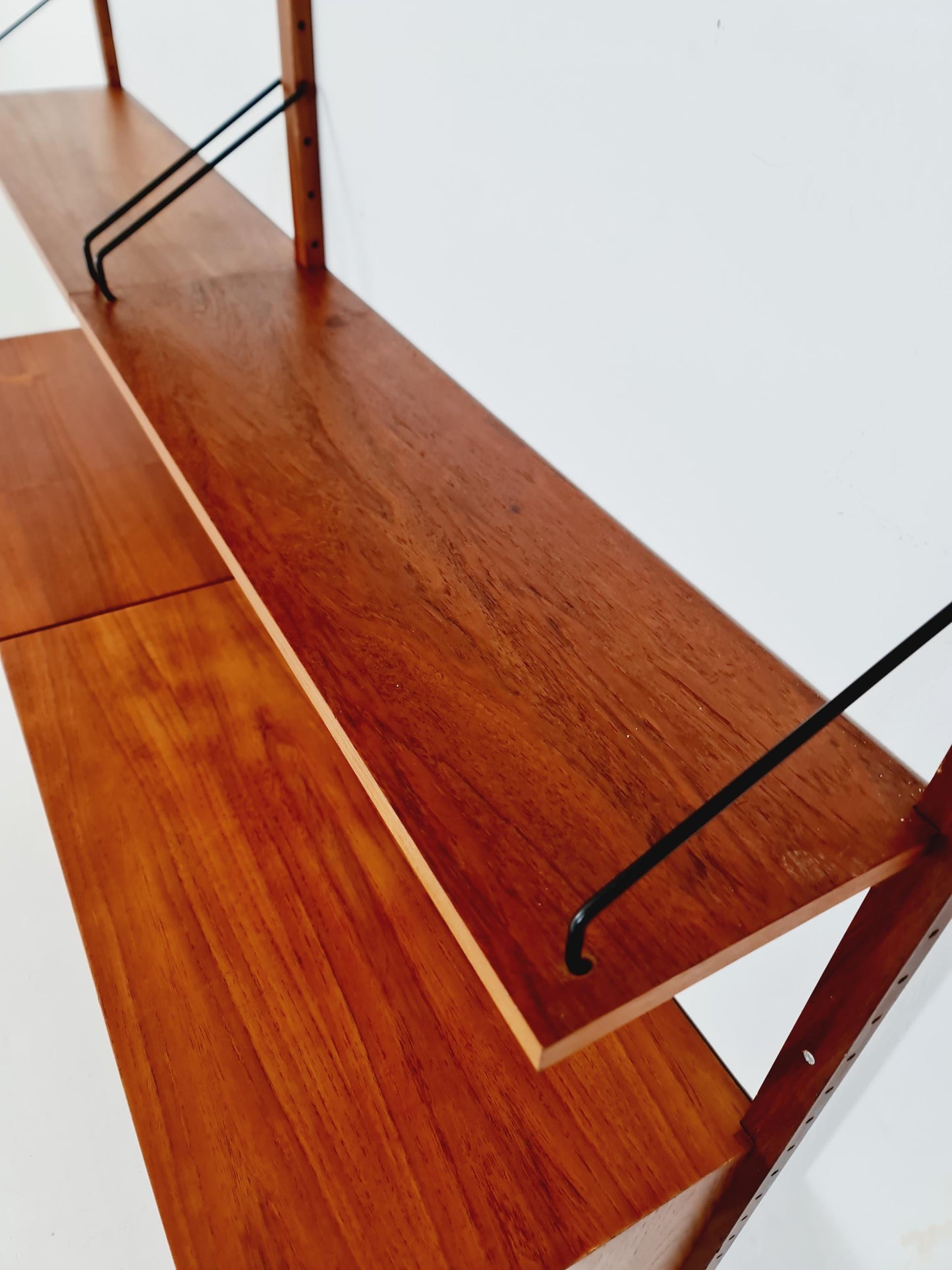 Mid century Danish Teak Wall Unit by Poul Cadovius for Cado, Denmark, 1960s