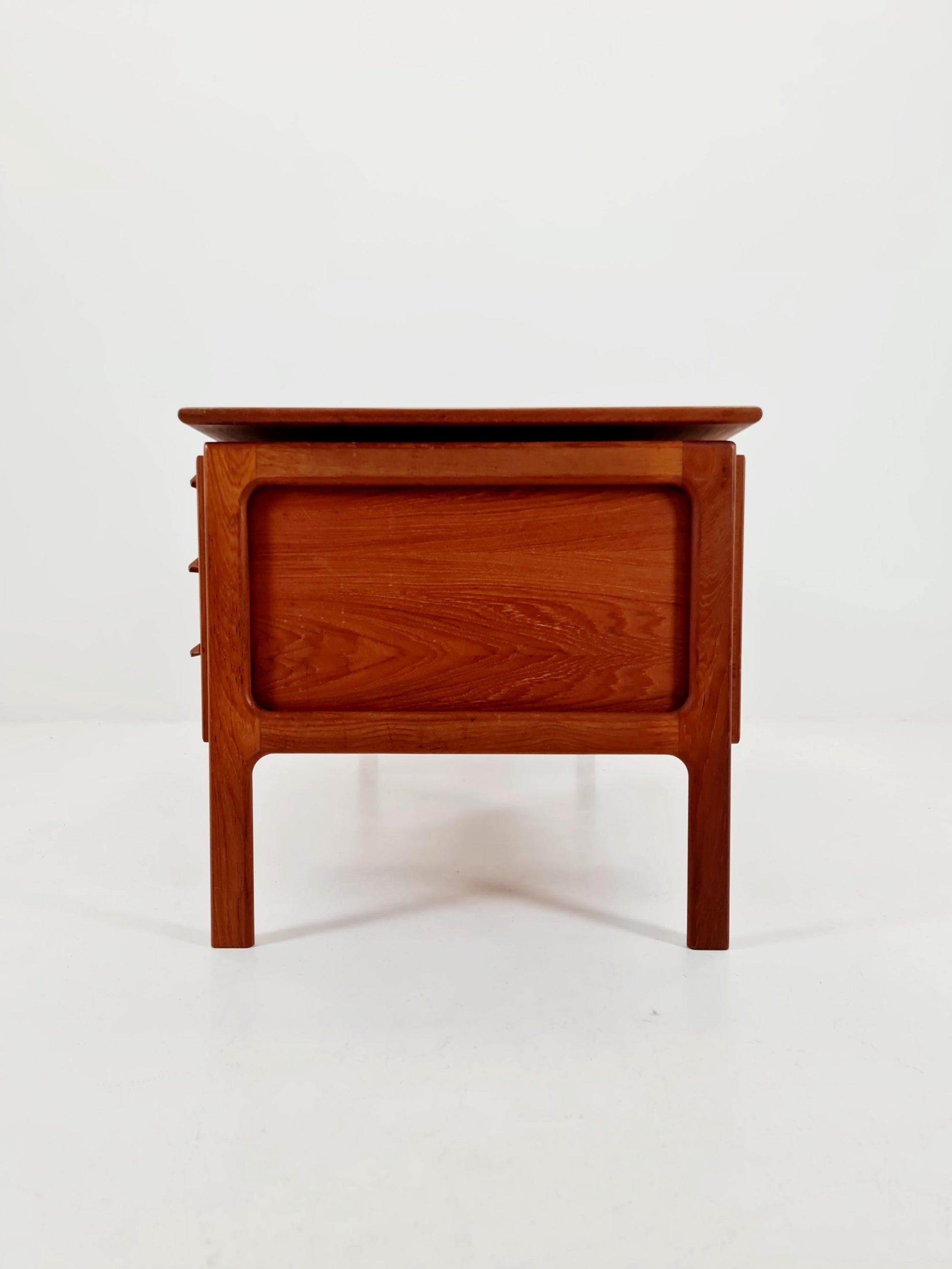Danish teak Freestanding desk by C.V , Denmark, 1960s