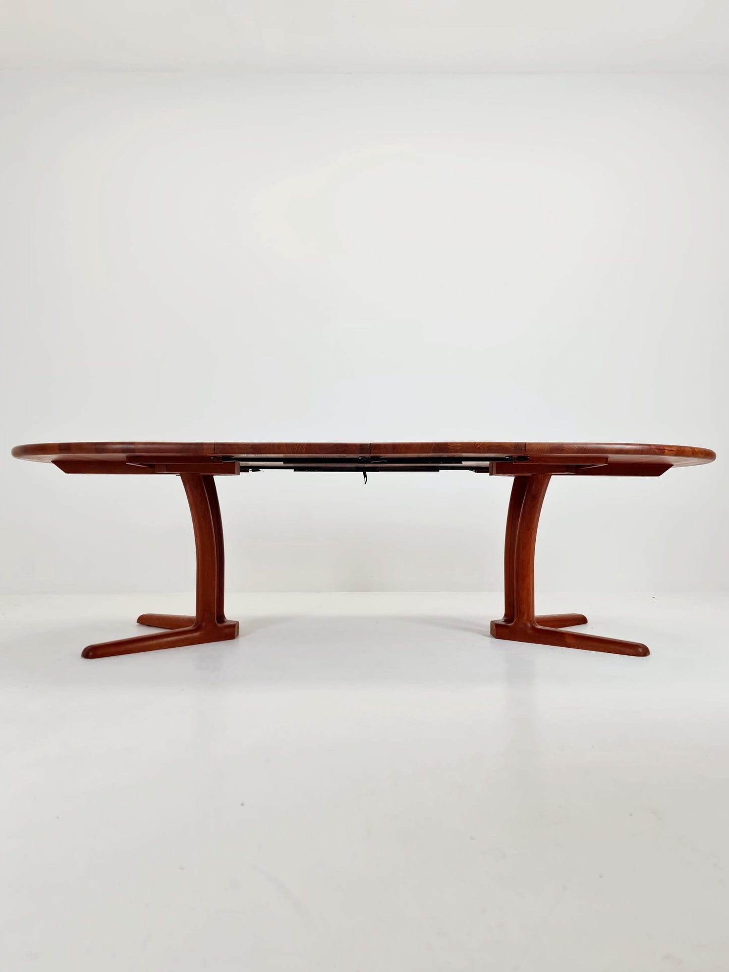 Mid century extendable Danish Modern Solid Teak XXL dining table by Dyrlund MöbelFabrik , 1970s