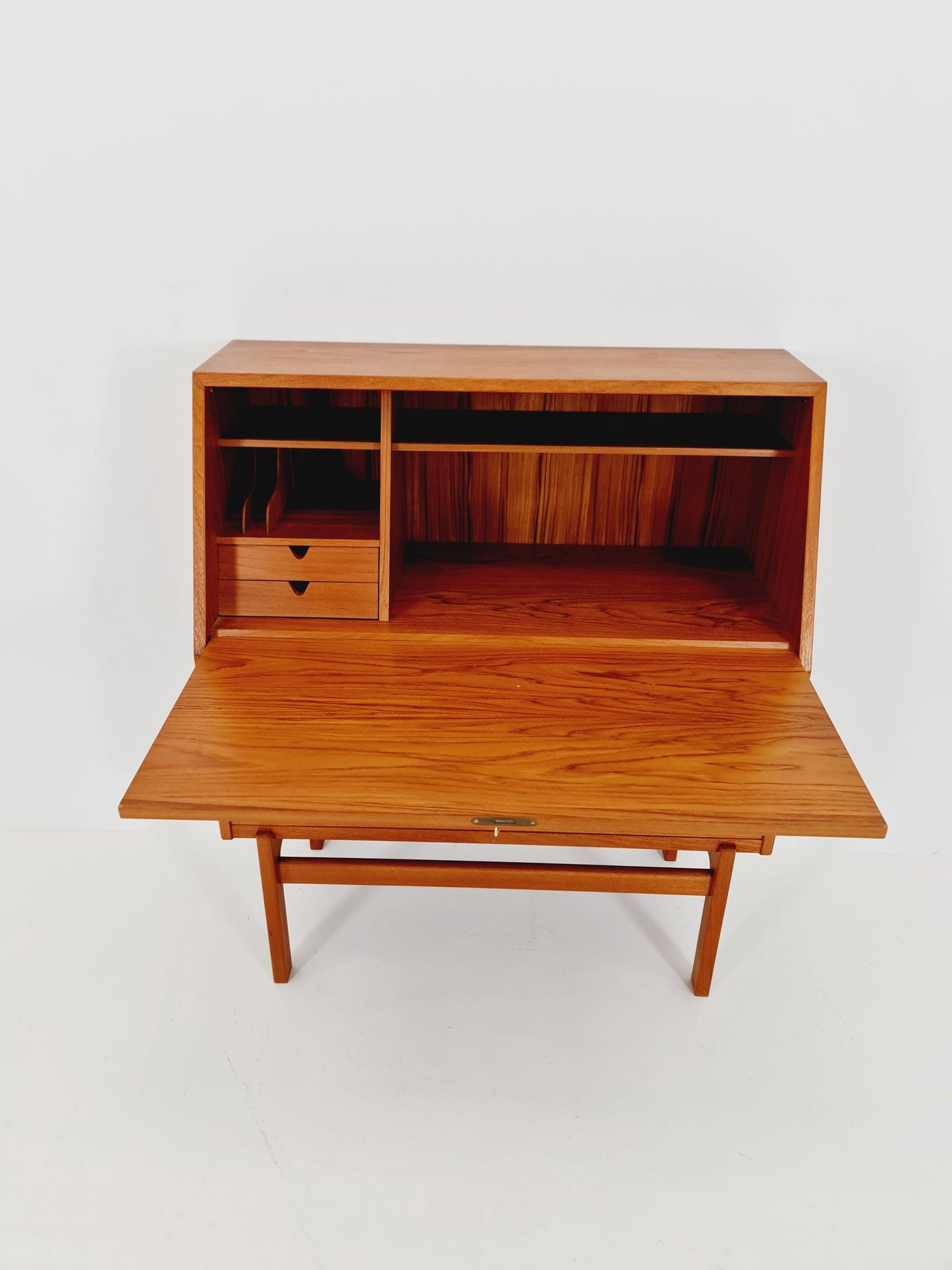 Rare Midcentury Danish vintage teak secretary,By Arne Wahl Iversen, 1960s